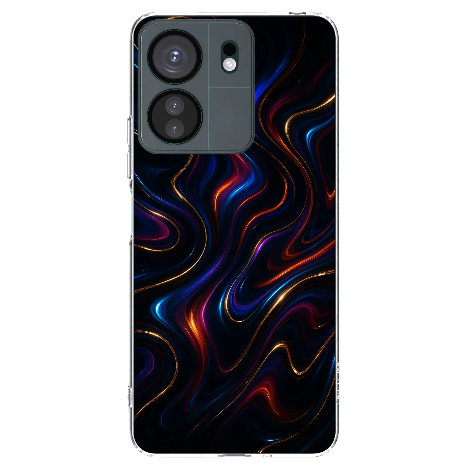 Picasee silikonowe przeźroczyste etui na Xiaomi Redmi 13C 4G - Noir