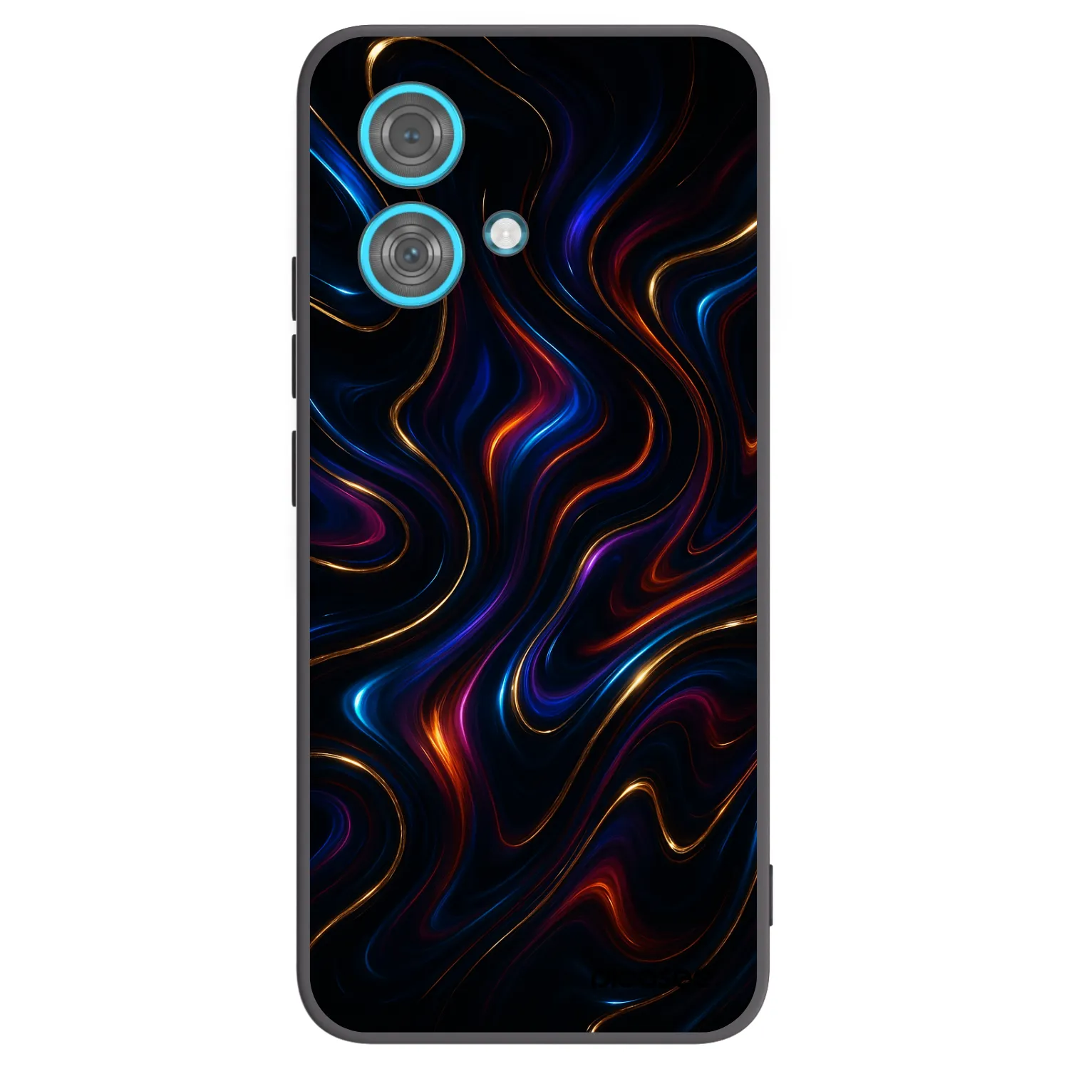 Picasee silikonowe czarne etui na Motorola Edge 40 Neo - Noir