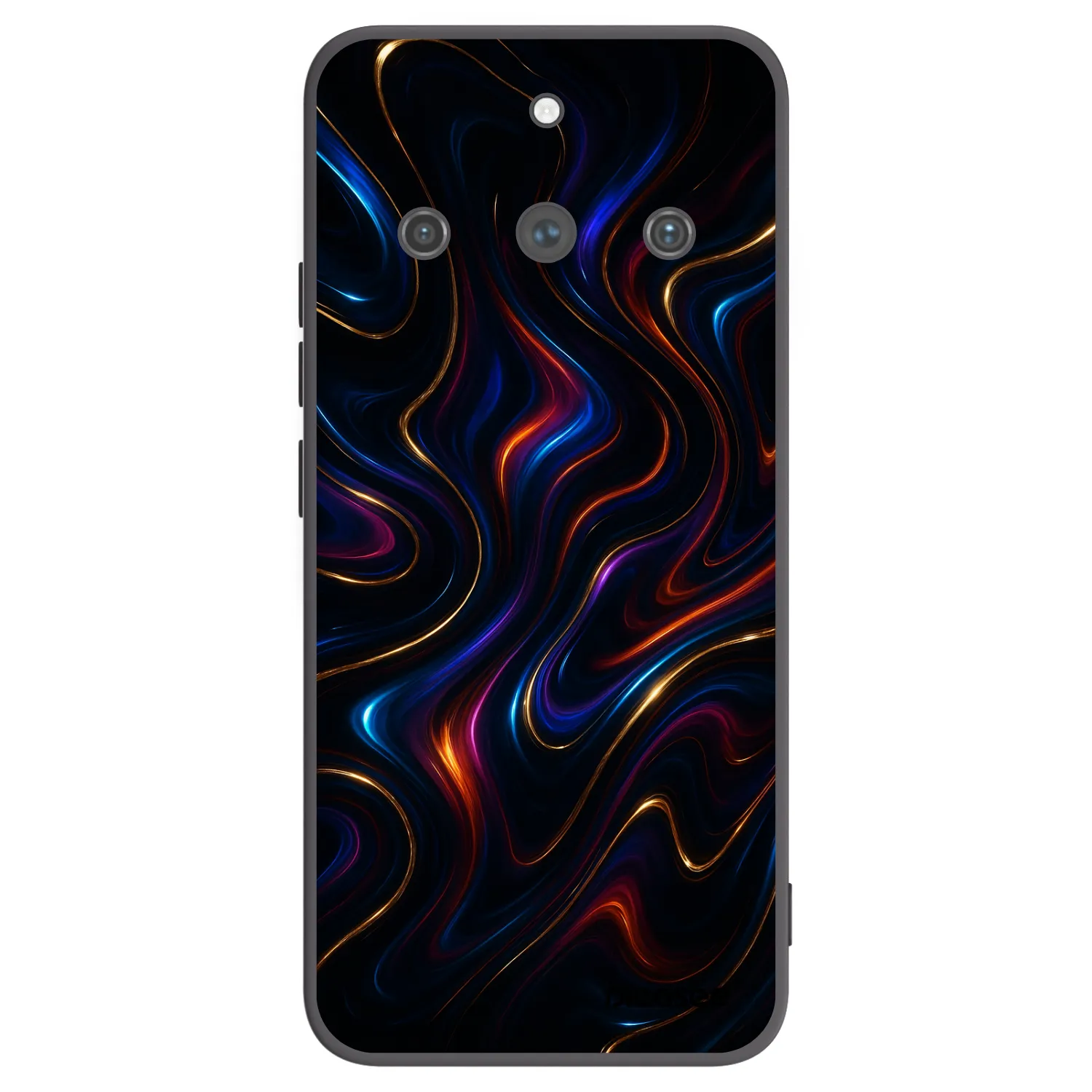 Picasee silikonowe czarne etui na Realme 11 Pro+ - Noir