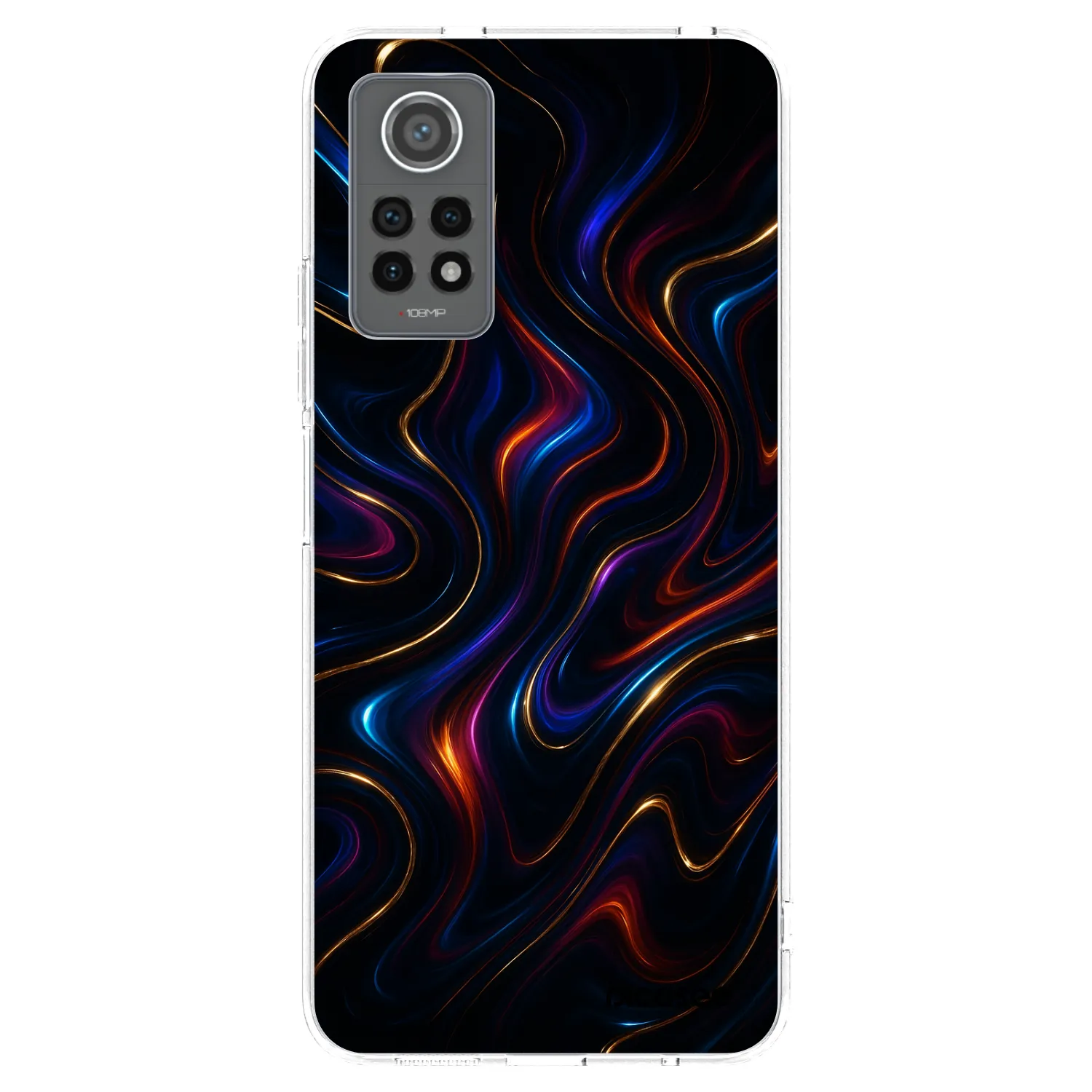 Picasee silikonowe przeźroczyste etui na Xiaomi Redmi Note 12 Pro 4G - Noir