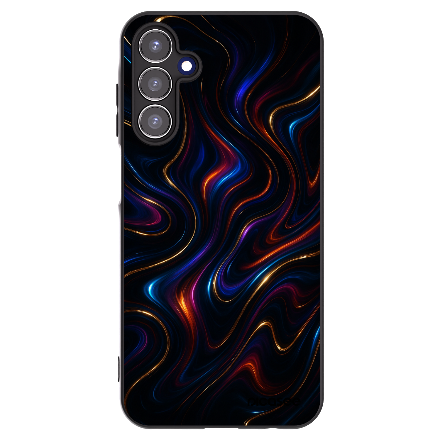 Picasee silikonowe czarne etui na Samsung Galaxy A15 A156B 5G - Noir