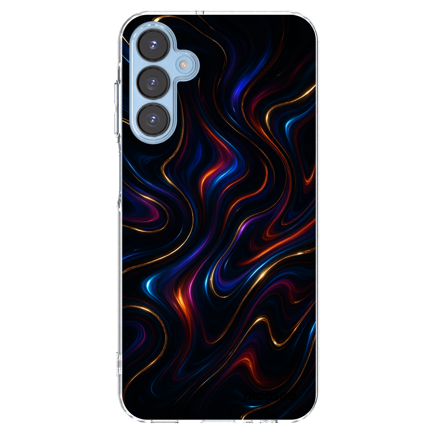 Picasee silikonowe przeźroczyste etui na Samsung Galaxy A15 A156B 5G - Noir