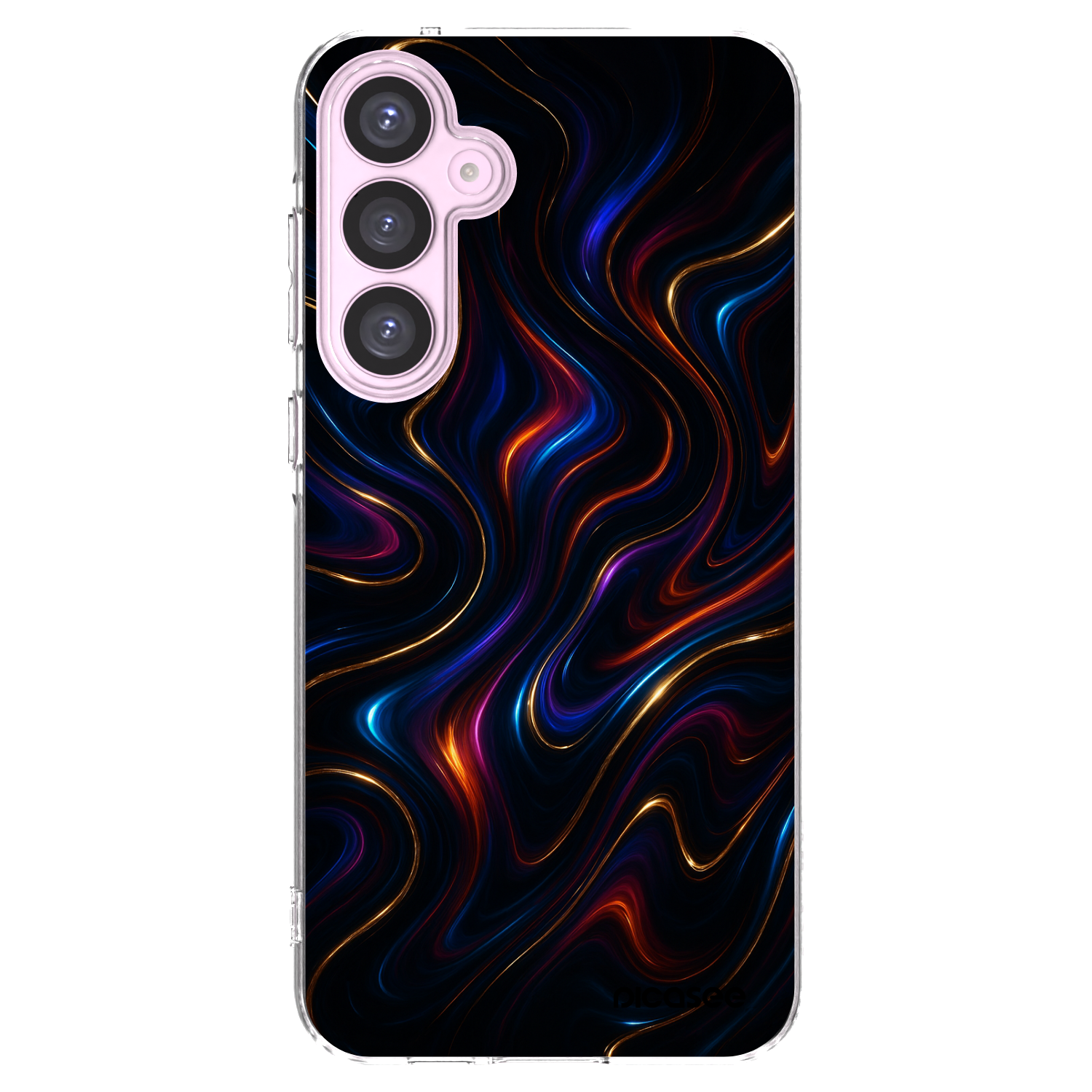 Picasee silikonowe przeźroczyste etui na Samsung Galaxy A55 5G A556B - Noir