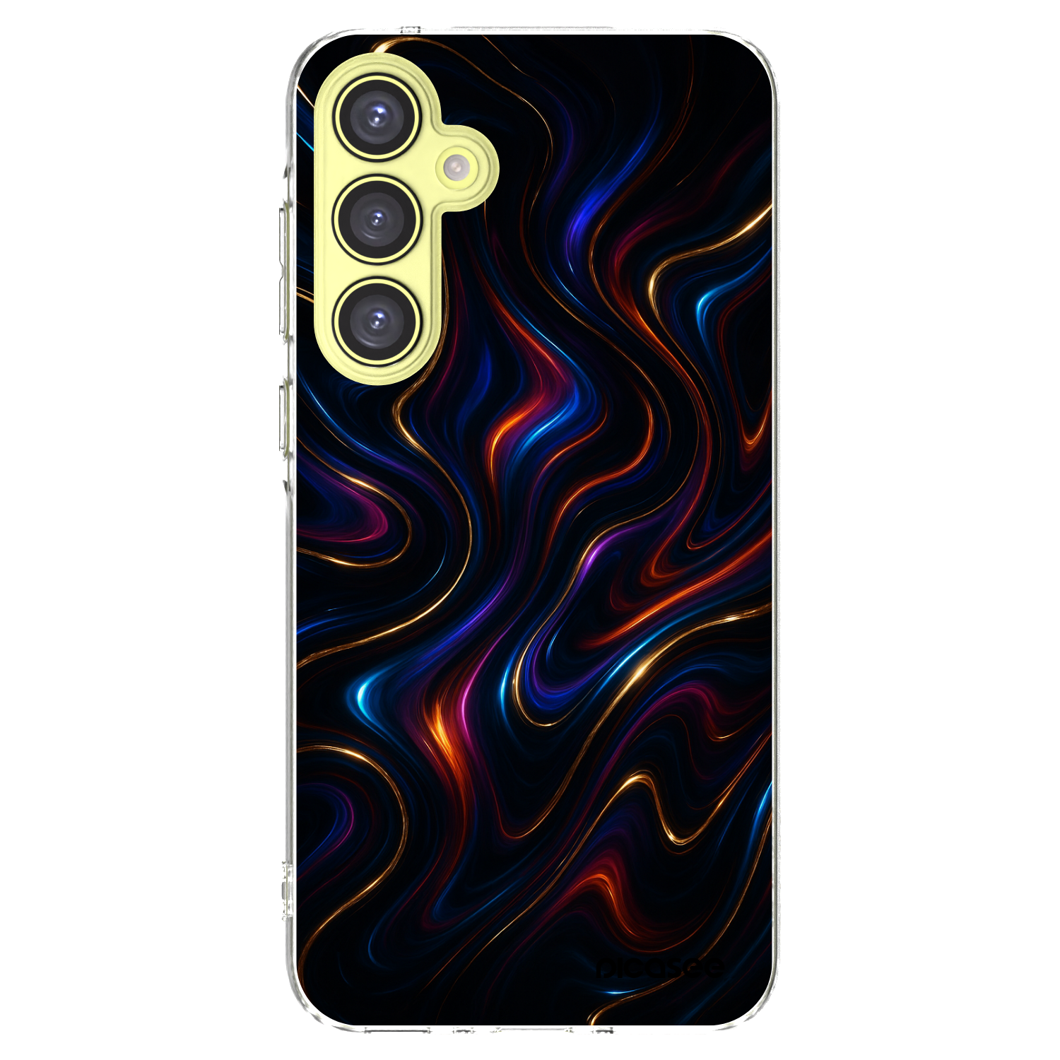 Picasee silikonowe przeźroczyste etui na Samsung Galaxy A35 5G A356B - Noir