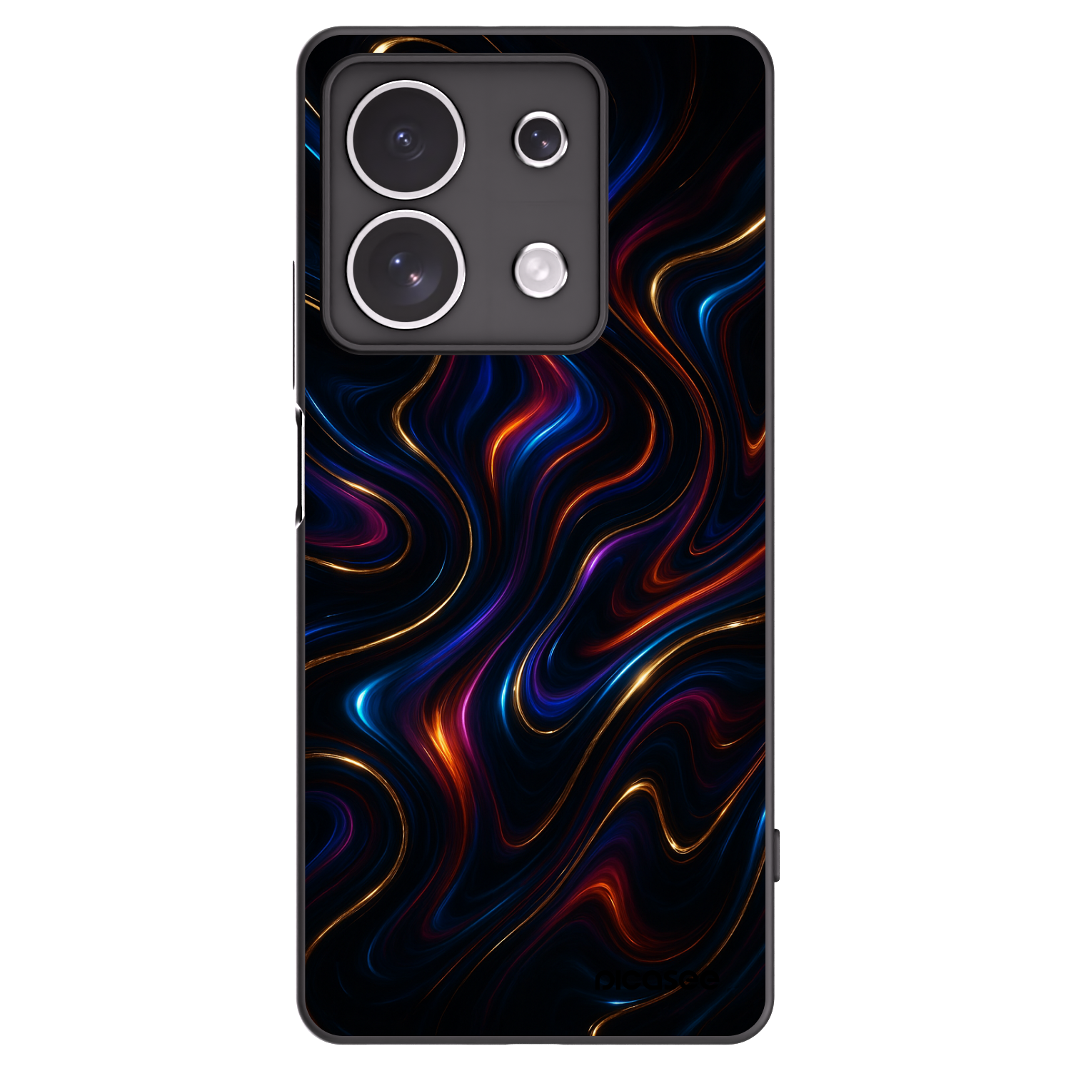 Picasee silikonowe czarne etui na Xiaomi Redmi Note 13 4G - Noir