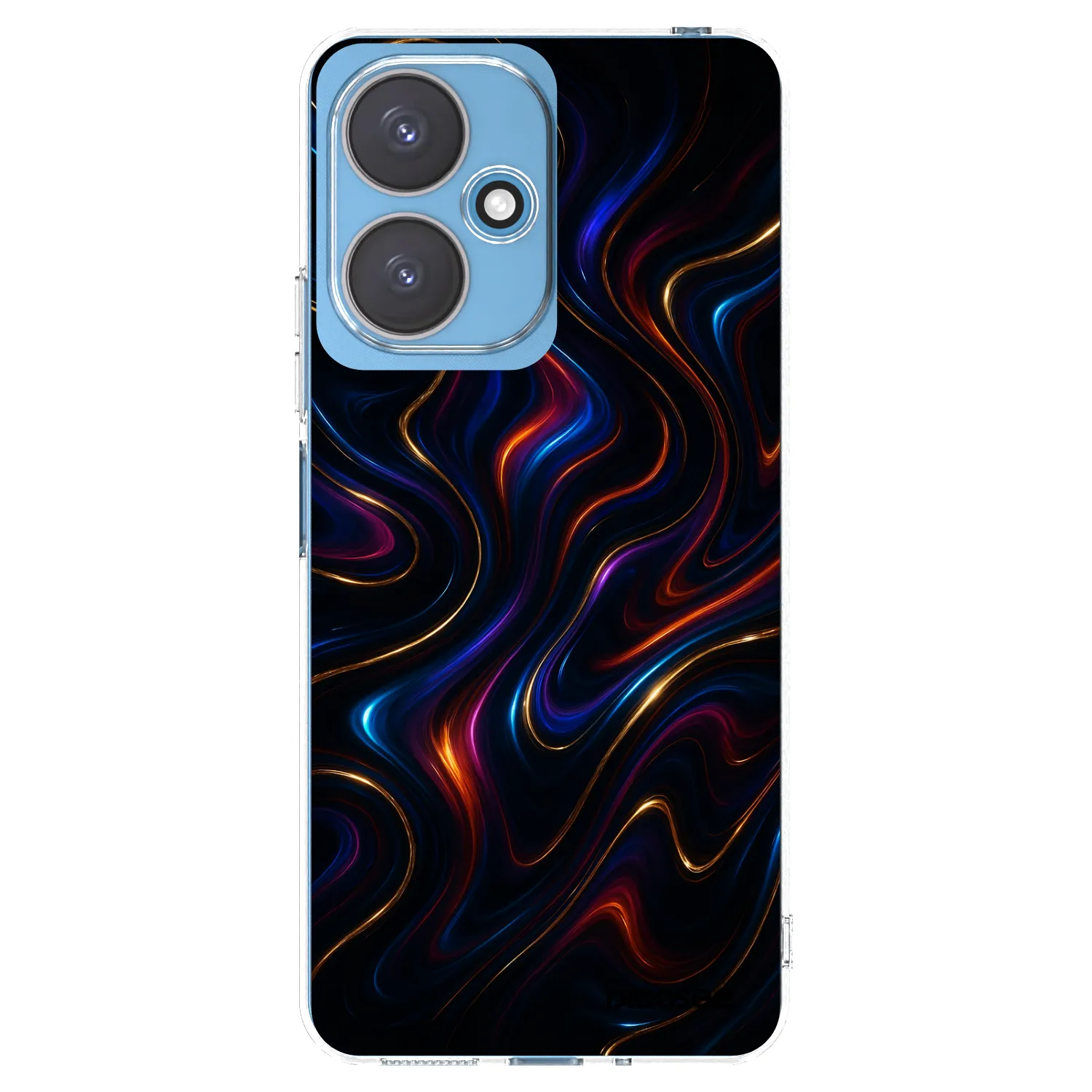 Picasee silikonowe przeźroczyste etui na Xiaomi Redmi 13C 5G - Noir