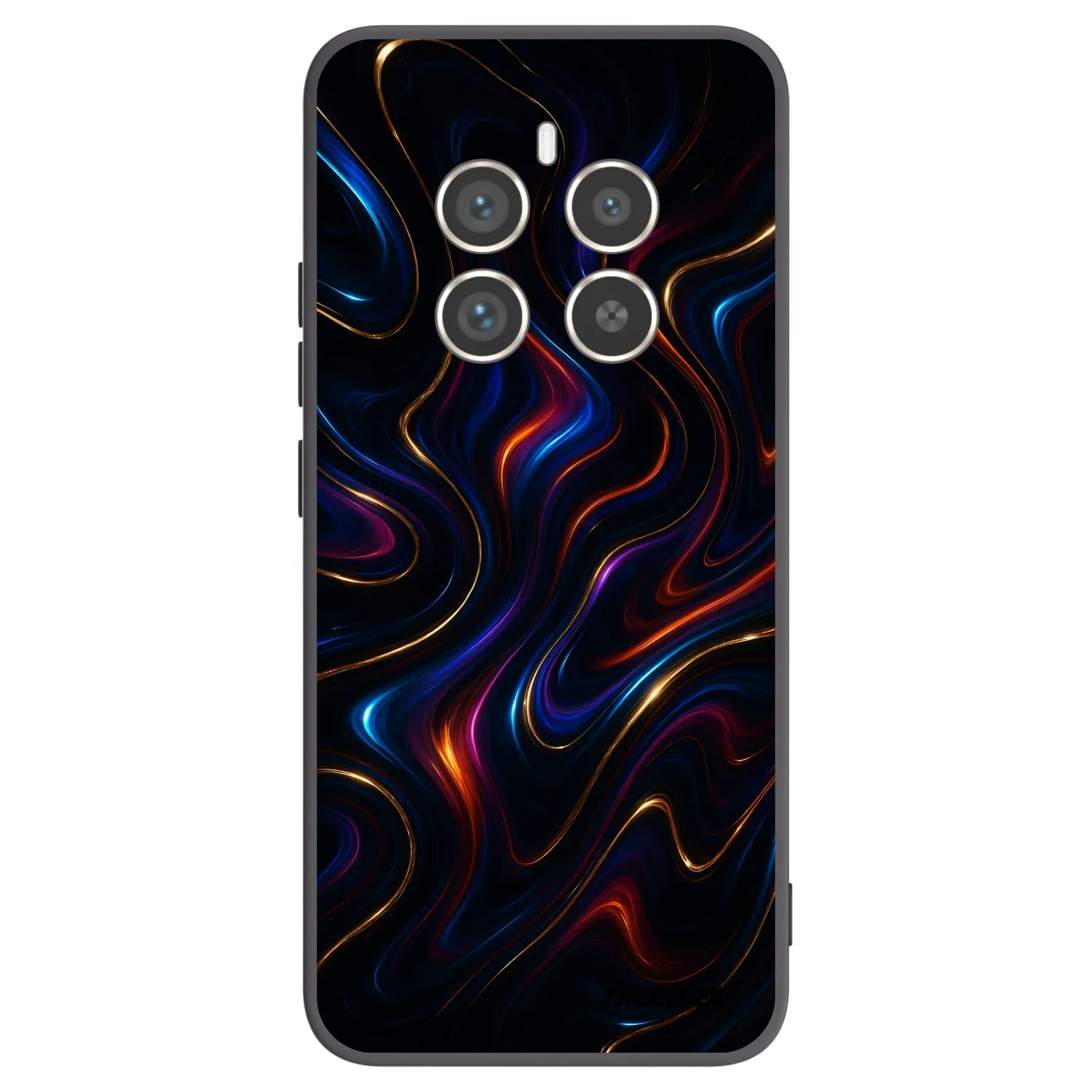 Picasee silikonowe czarne etui na Realme 12 Pro 5G - Noir