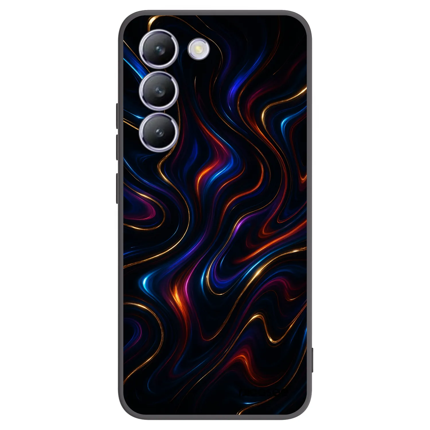 Picasee silikonowe czarne etui na Vivo V40 SE 5G - Noir