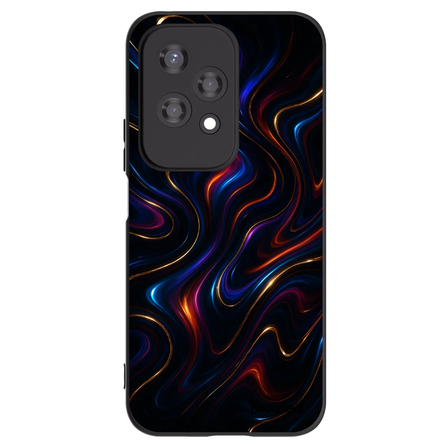 Picasee silikonowe czarne etui na Honor 200 Lite - Noir