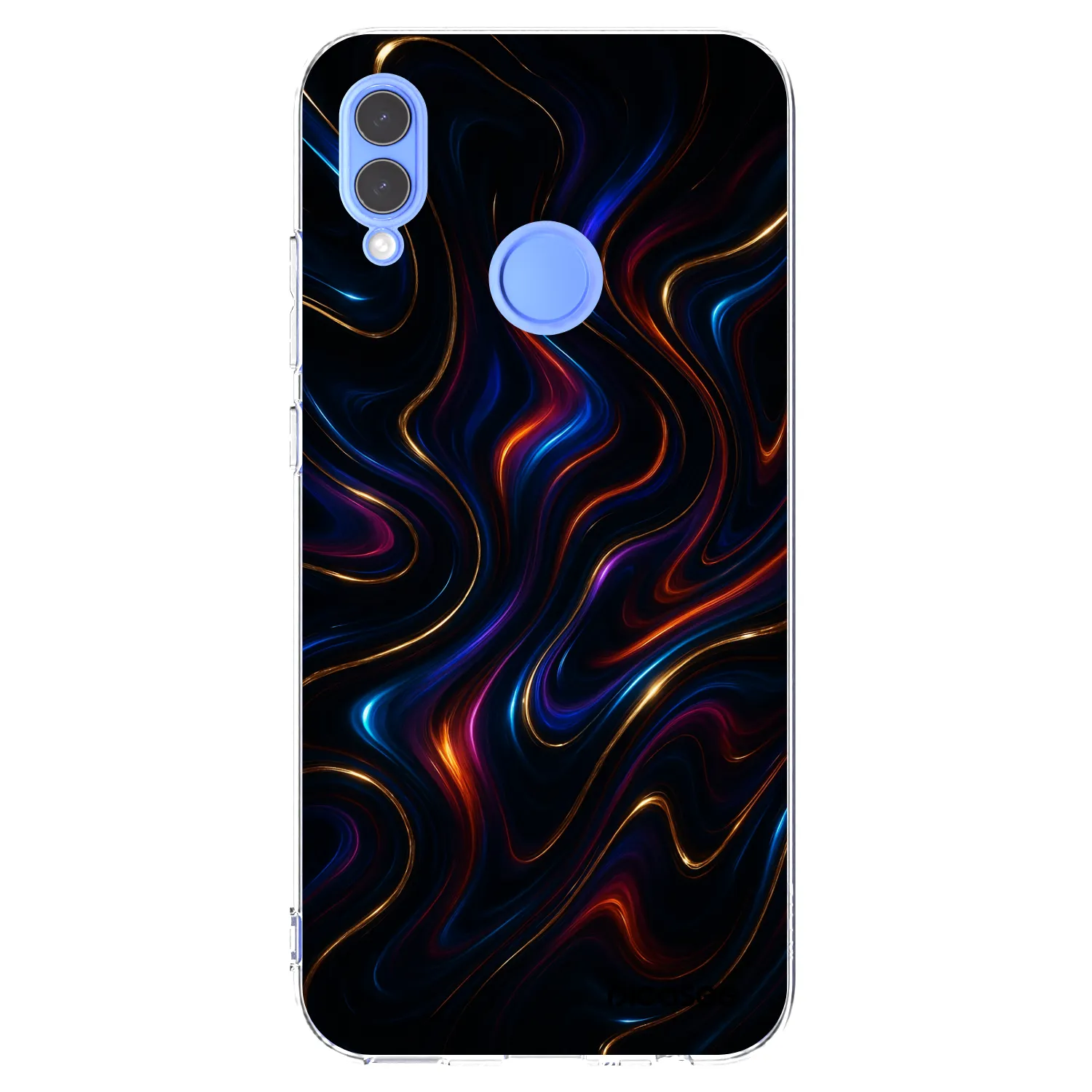Picasee silikonowe przeźroczyste etui na Huawei P Smart 2019 - Noir