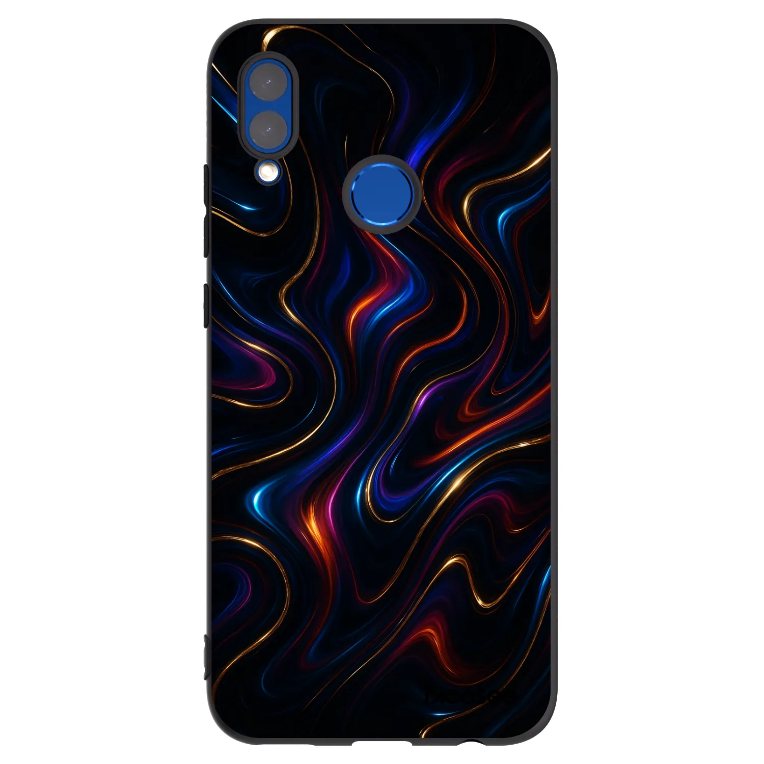 Picasee silikonowe czarne etui na Honor 10 Lite - Noir