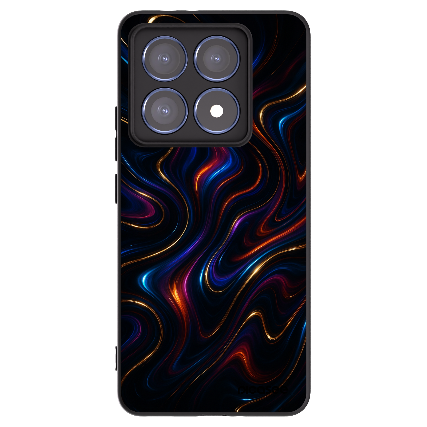 Picasee silikonowe czarne etui na Xiaomi 14T Pro - Noir