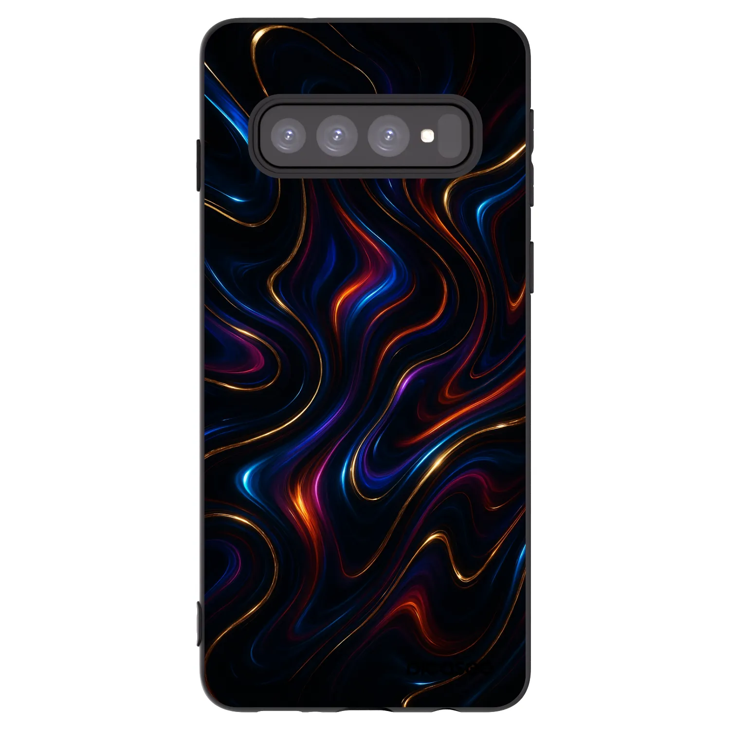 Picasee silikonowe czarne etui na Samsung Galaxy S10 G973 - Noir