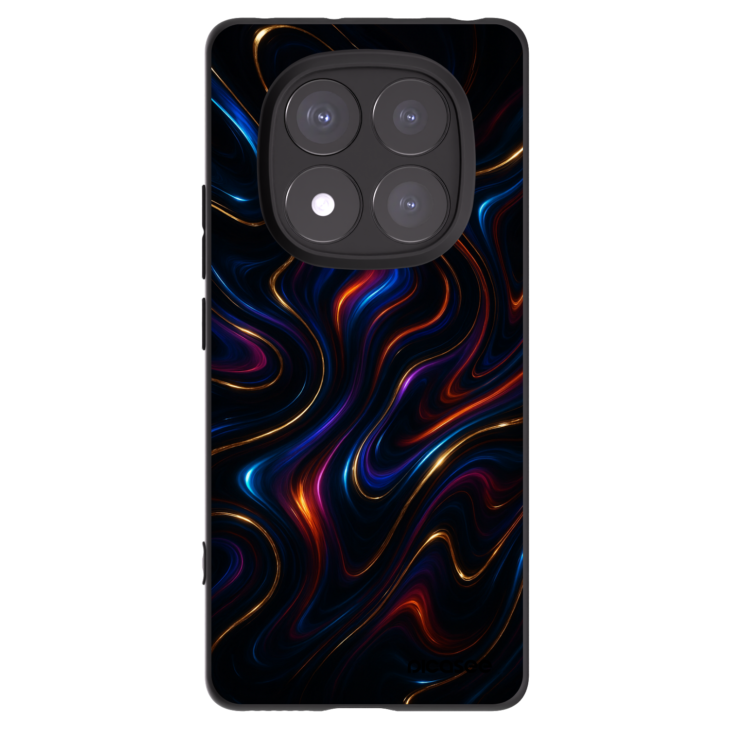 Picasee silikonowe czarne etui na Xiaomi Redmi Note 14 Pro 5G - Noir