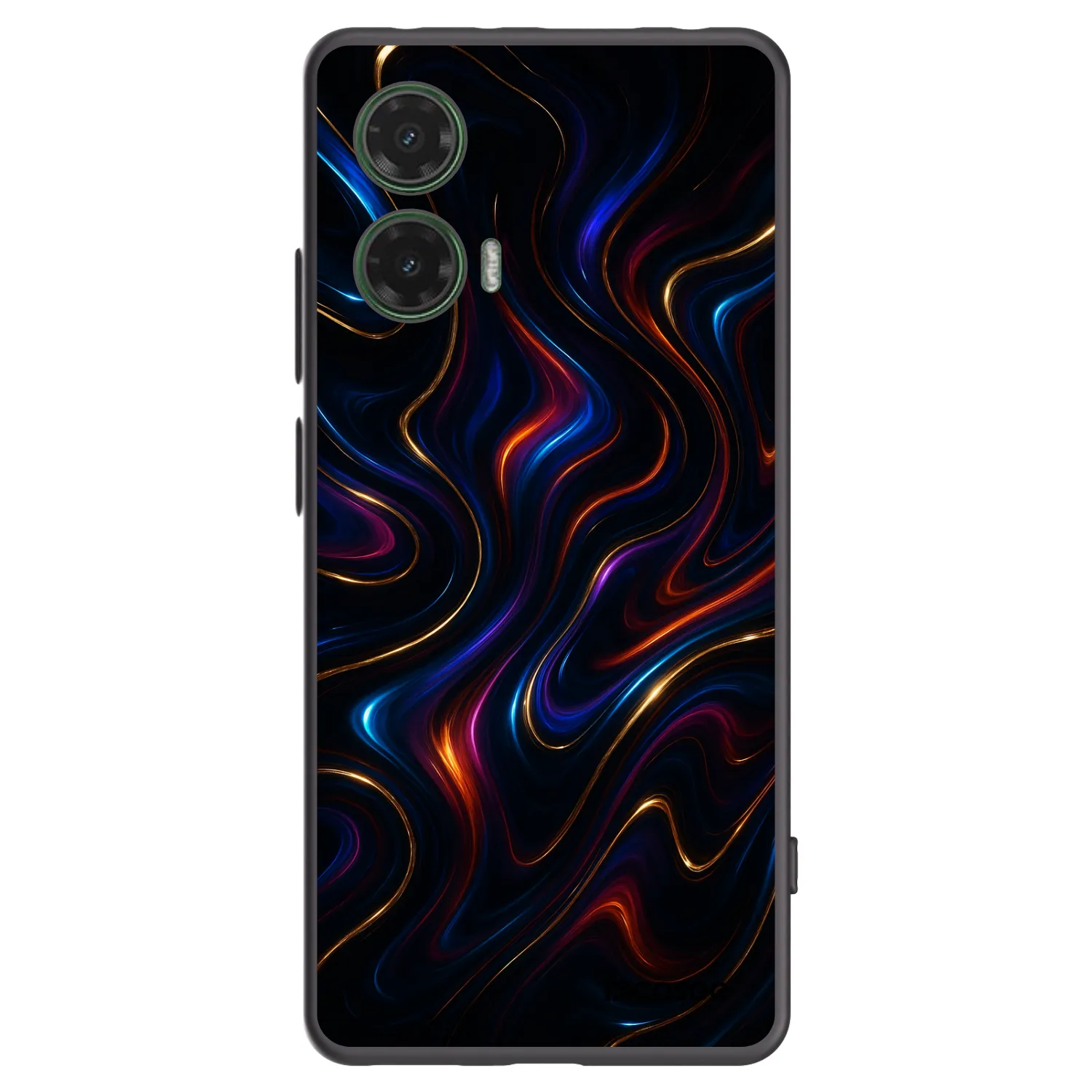 Picasee silikonowe czarne etui na Motorola Moto G35 5G - Noir