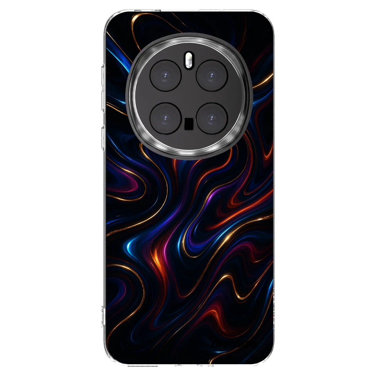 Picasee silikonowe przeźroczyste etui na Honor Magic7 Pro 5G - Noir