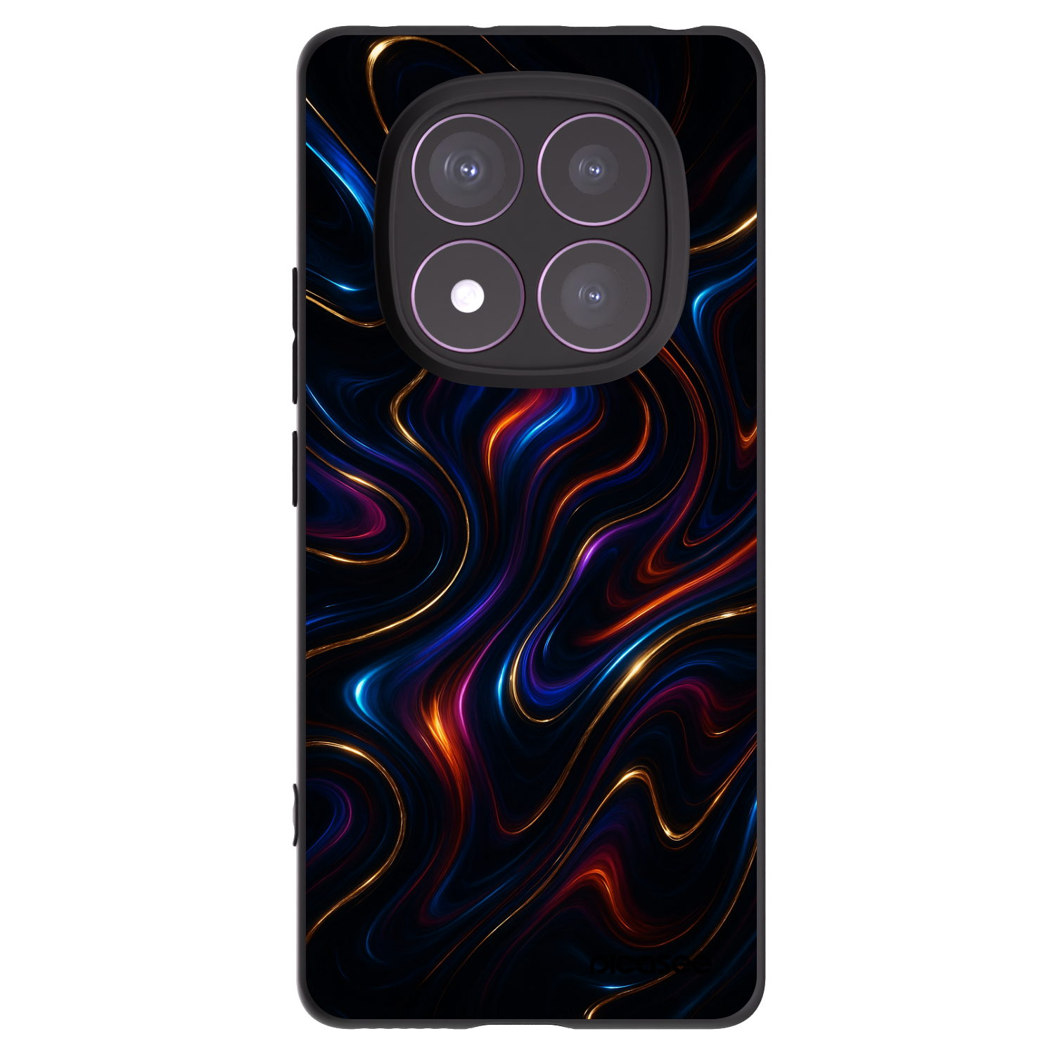 Picasee silikonowe czarne etui na Xiaomi Redmi Note 14 Pro 4G - Noir