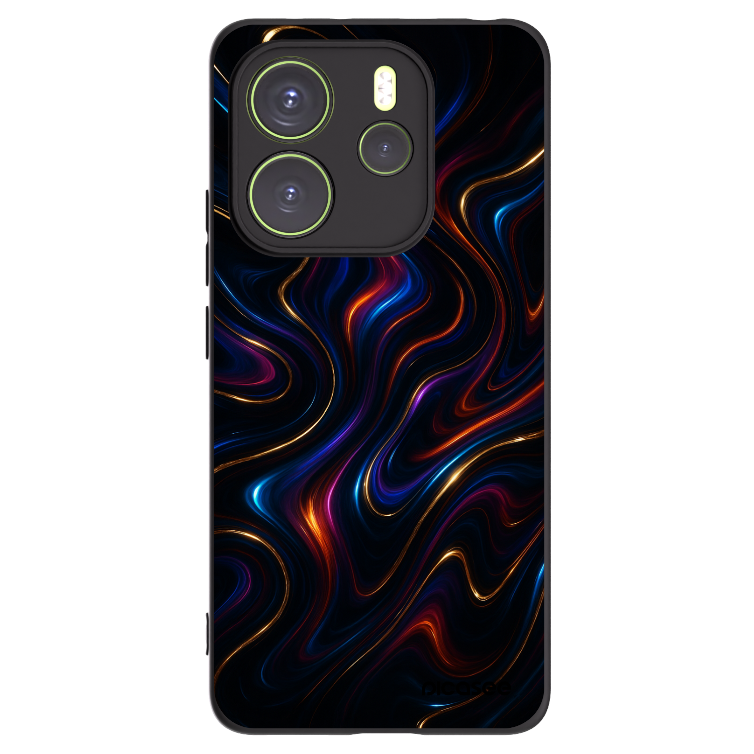 Picasee silikonowe czarne etui na Xiaomi Redmi Note 14 4G - Noir