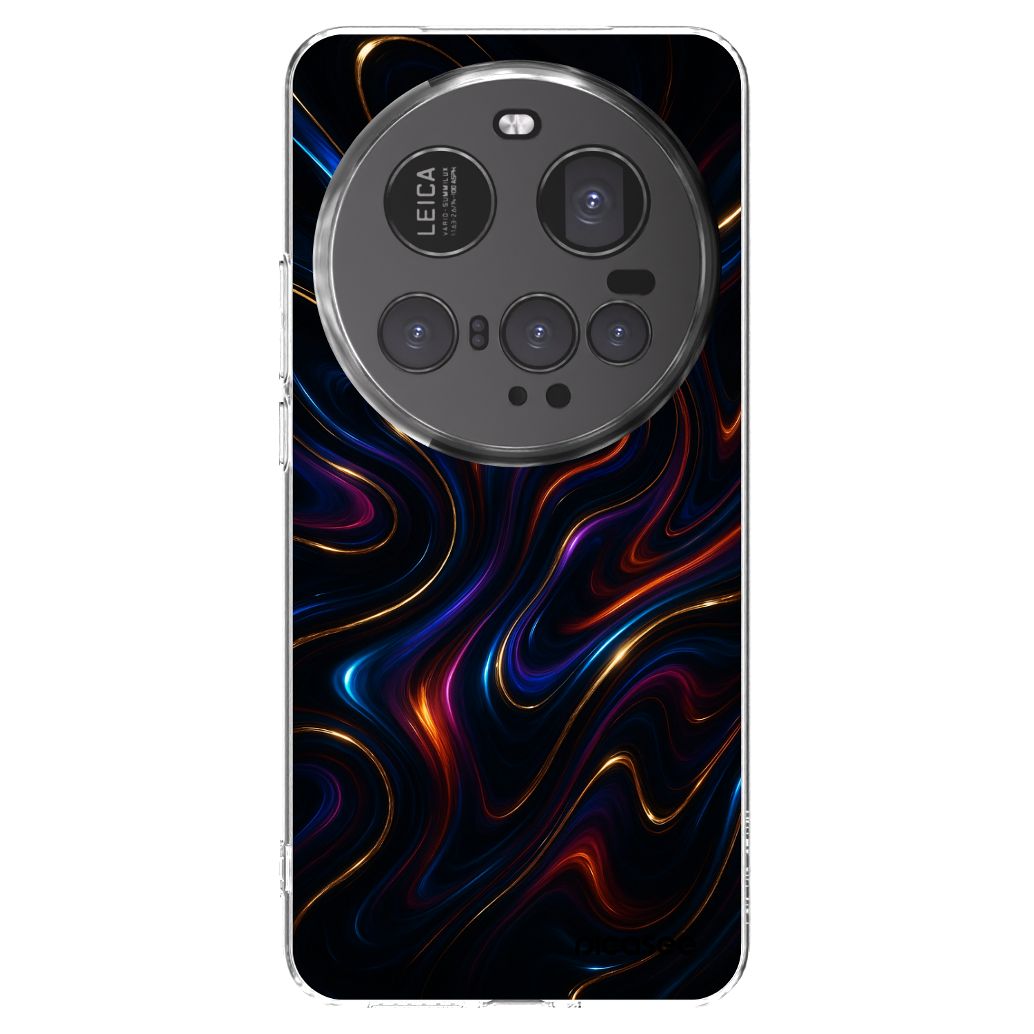 Picasee silikonowe przeźroczyste etui na Xiaomi 15 Ultra - Noir
