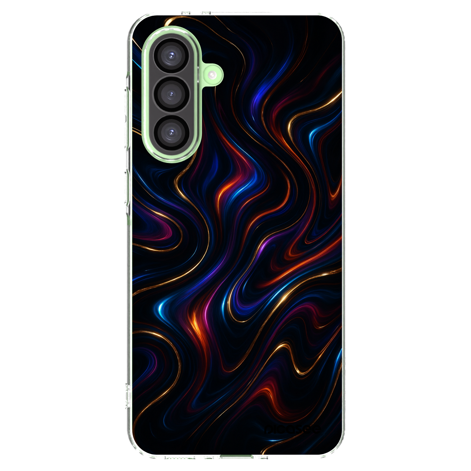 Picasee silikonowe przeźroczyste etui na Samsung Galaxy A26 5G A266B - Noir