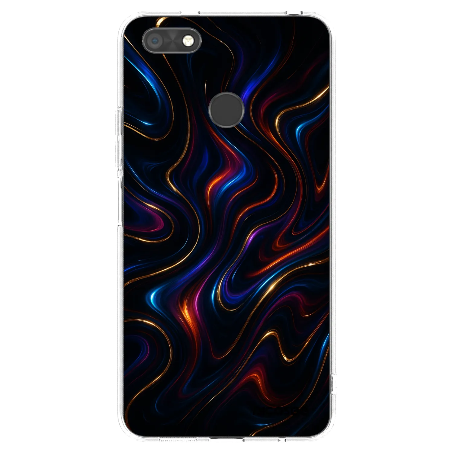 Picasee silikonowe przeźroczyste etui na Huawei P9 Lite Mini - Noir