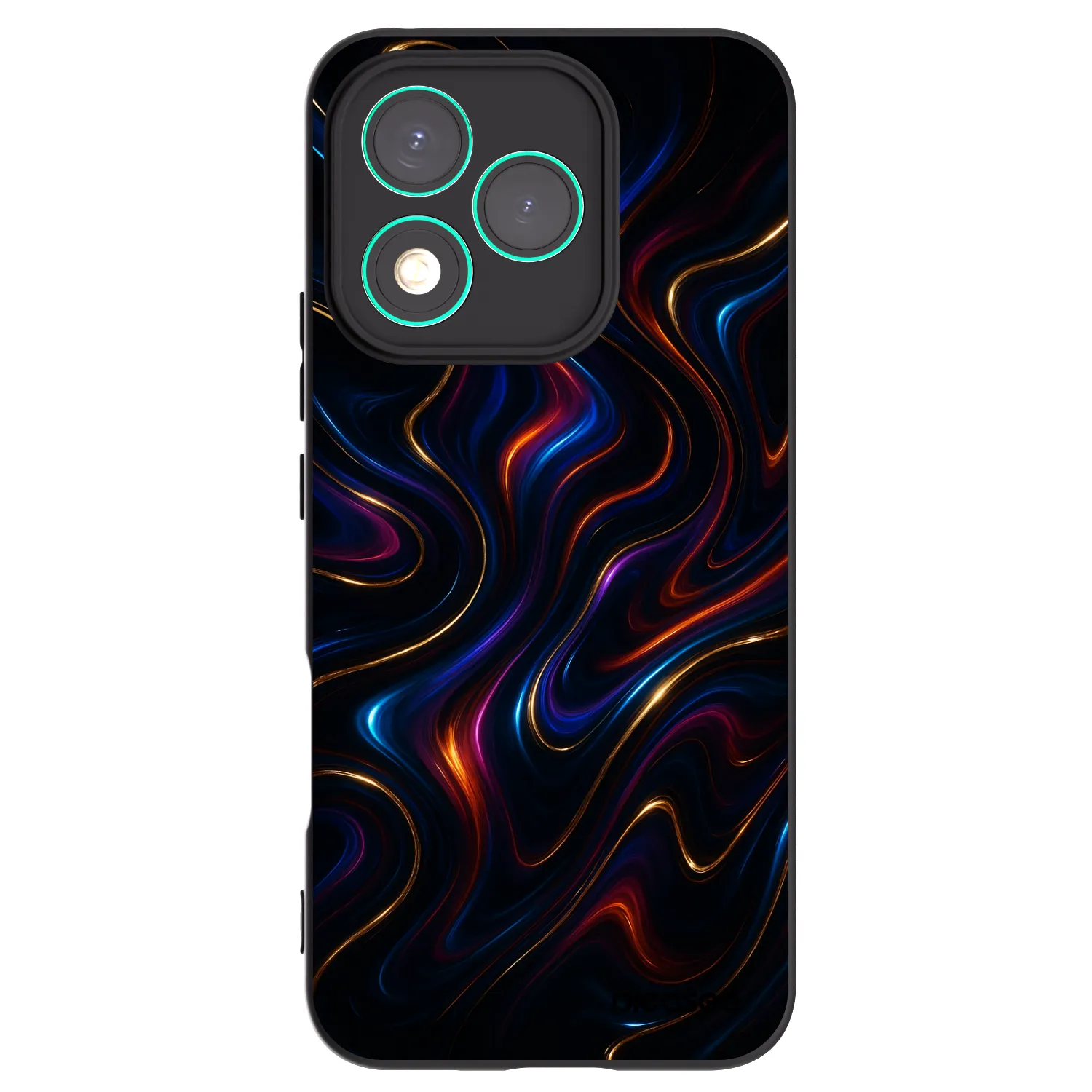 Picasee silikonowe czarne etui na Honor 400 Lite 5G - Noir