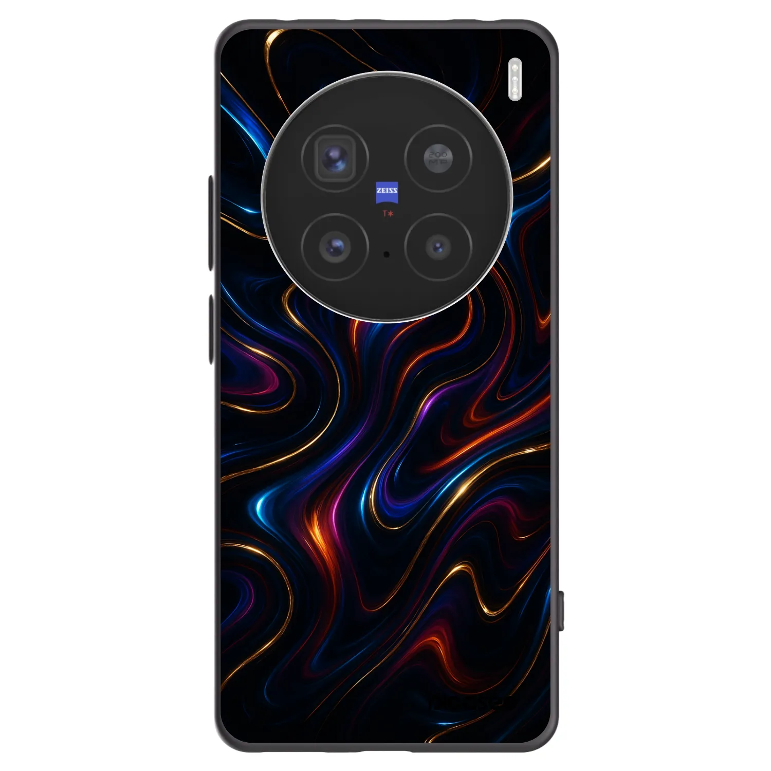 Picasee silikonowe czarne etui na Vivo X200 Pro - Noir