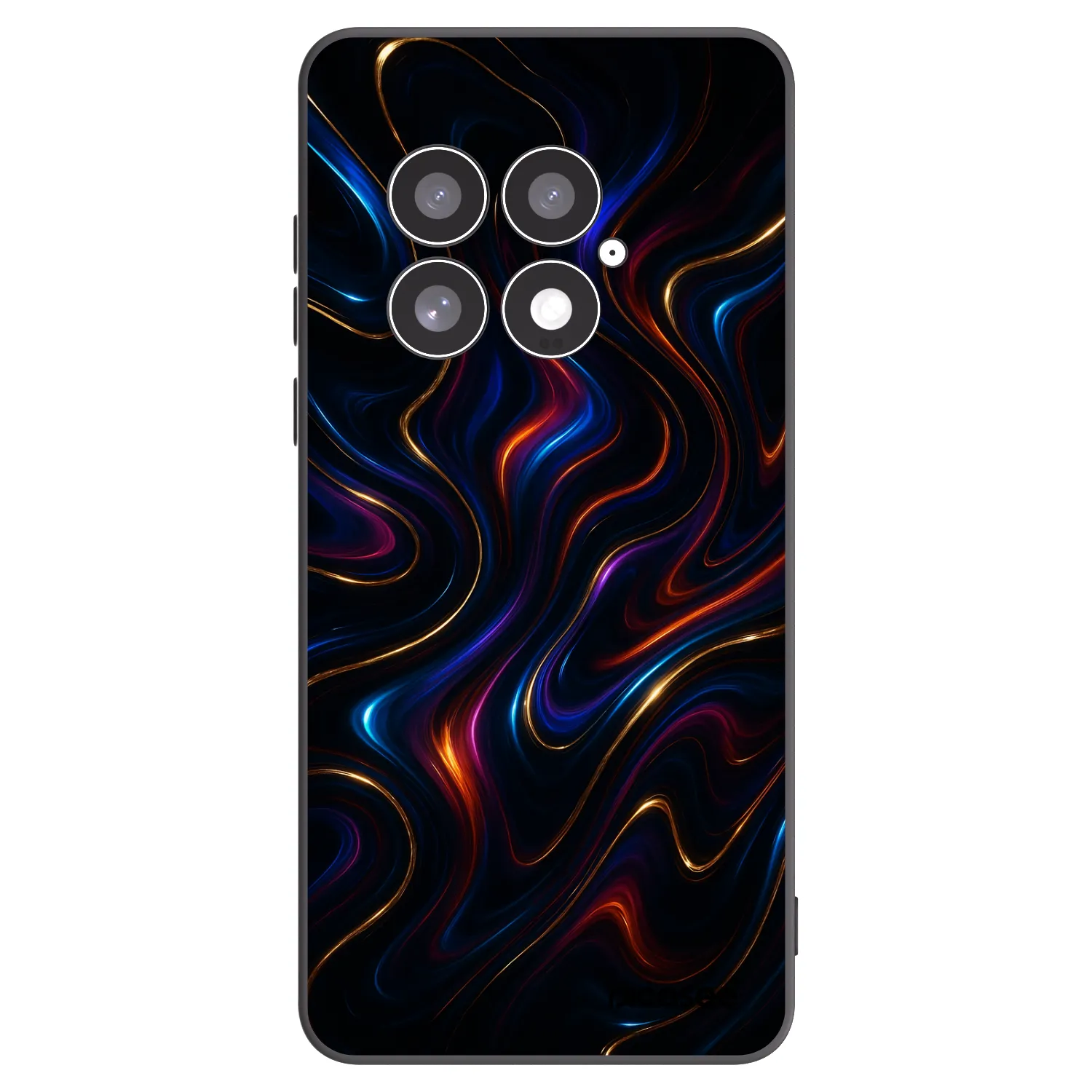 Picasee silikonowe czarne etui na OnePlus 13 5G - Noir