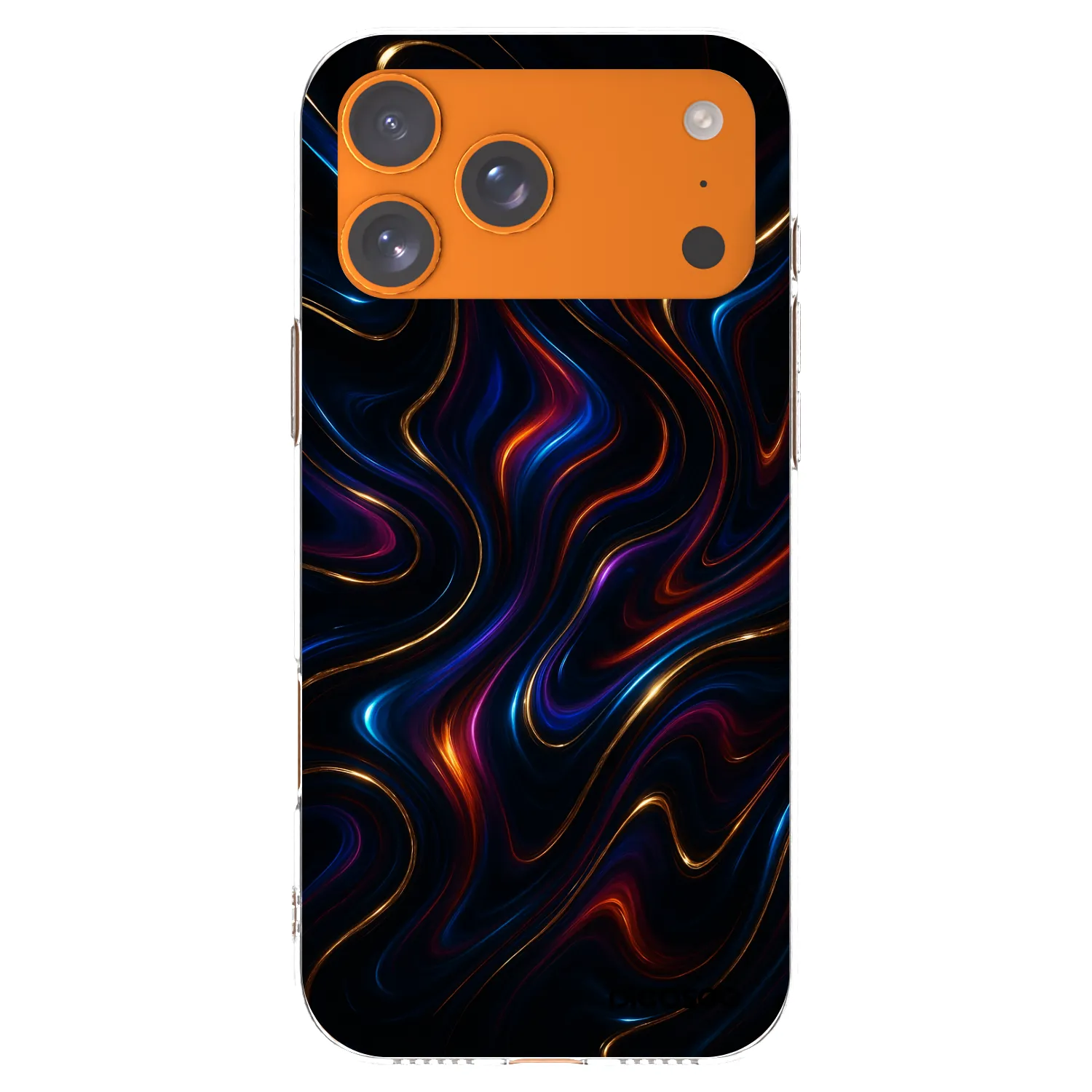 Picasee silikonowe przeźroczyste etui na Apple iPhone 17 Pro Max - Noir