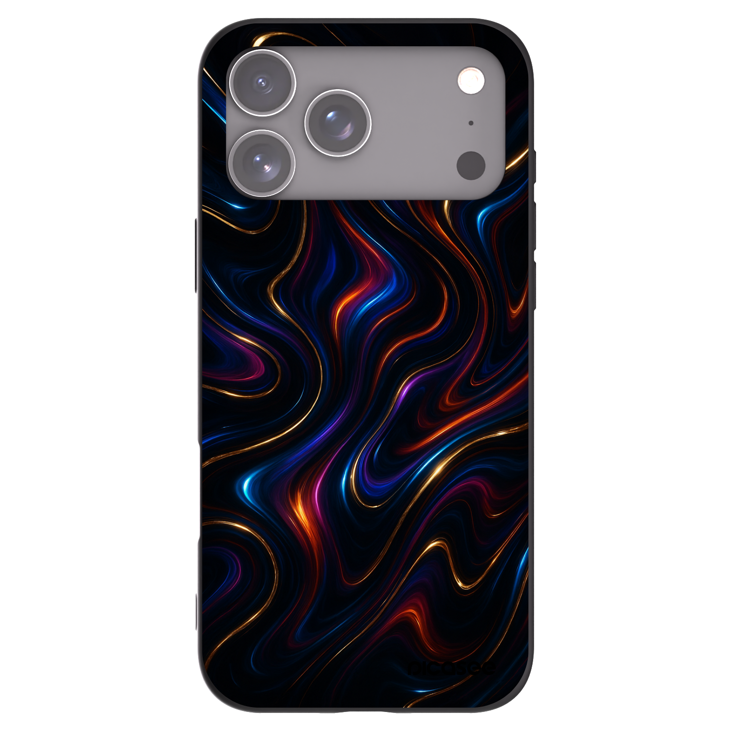 Picasee silikonowe czarne etui na Apple iPhone 17 Pro Max - Noir