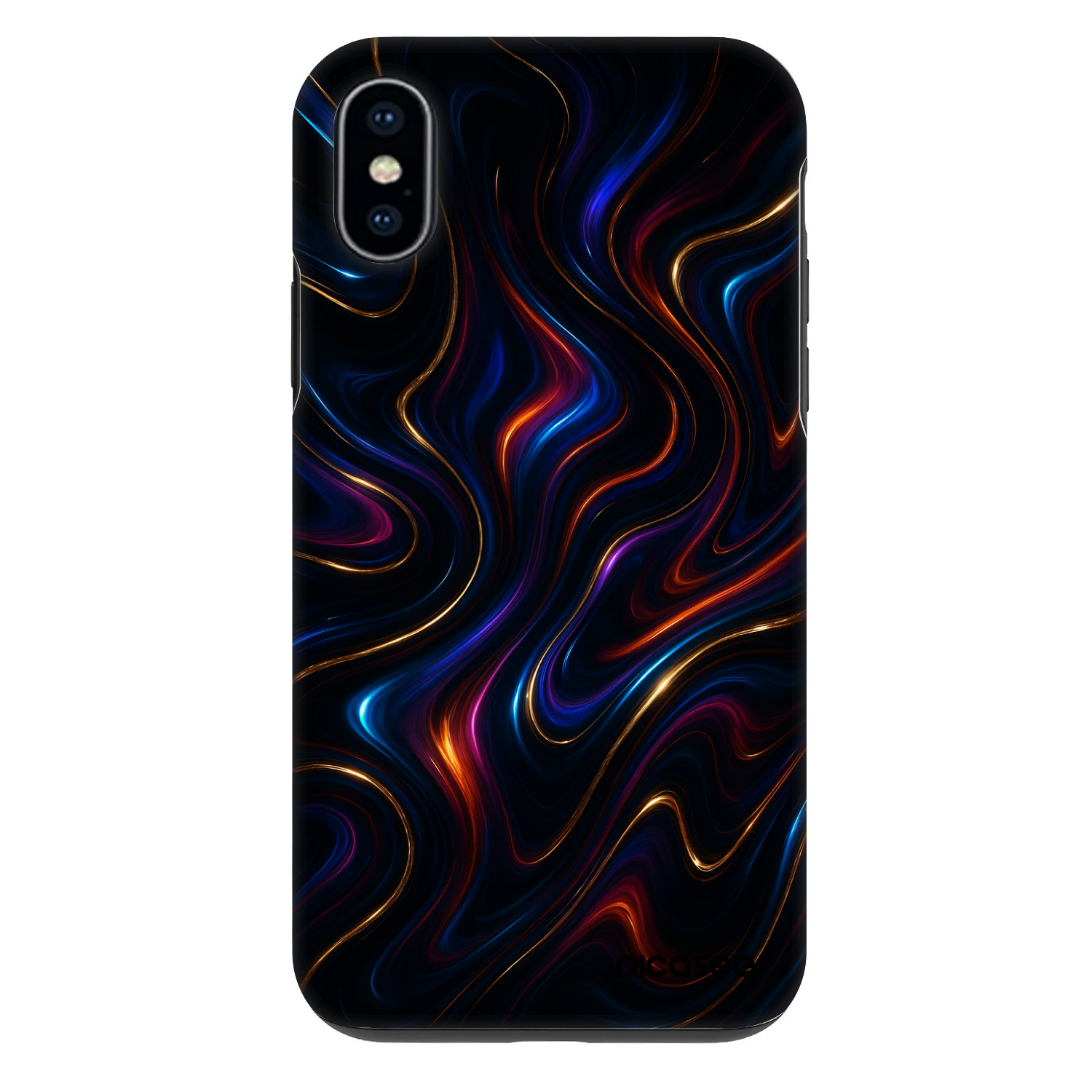 Picasee Fashion Case na Apple iPhone X/XS - Noir