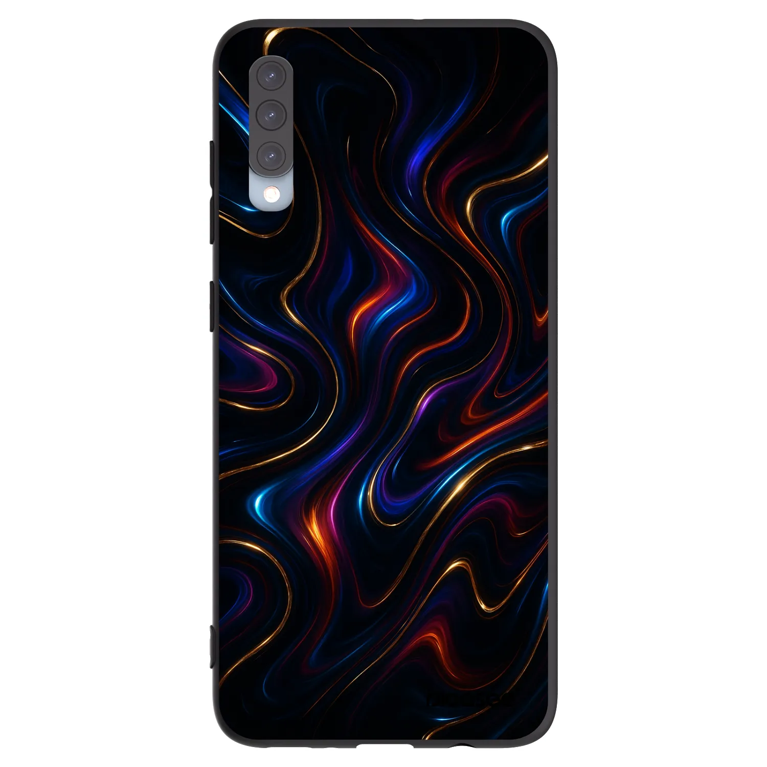 Picasee silikonowe czarne etui na Samsung Galaxy A70 A705F - Noir