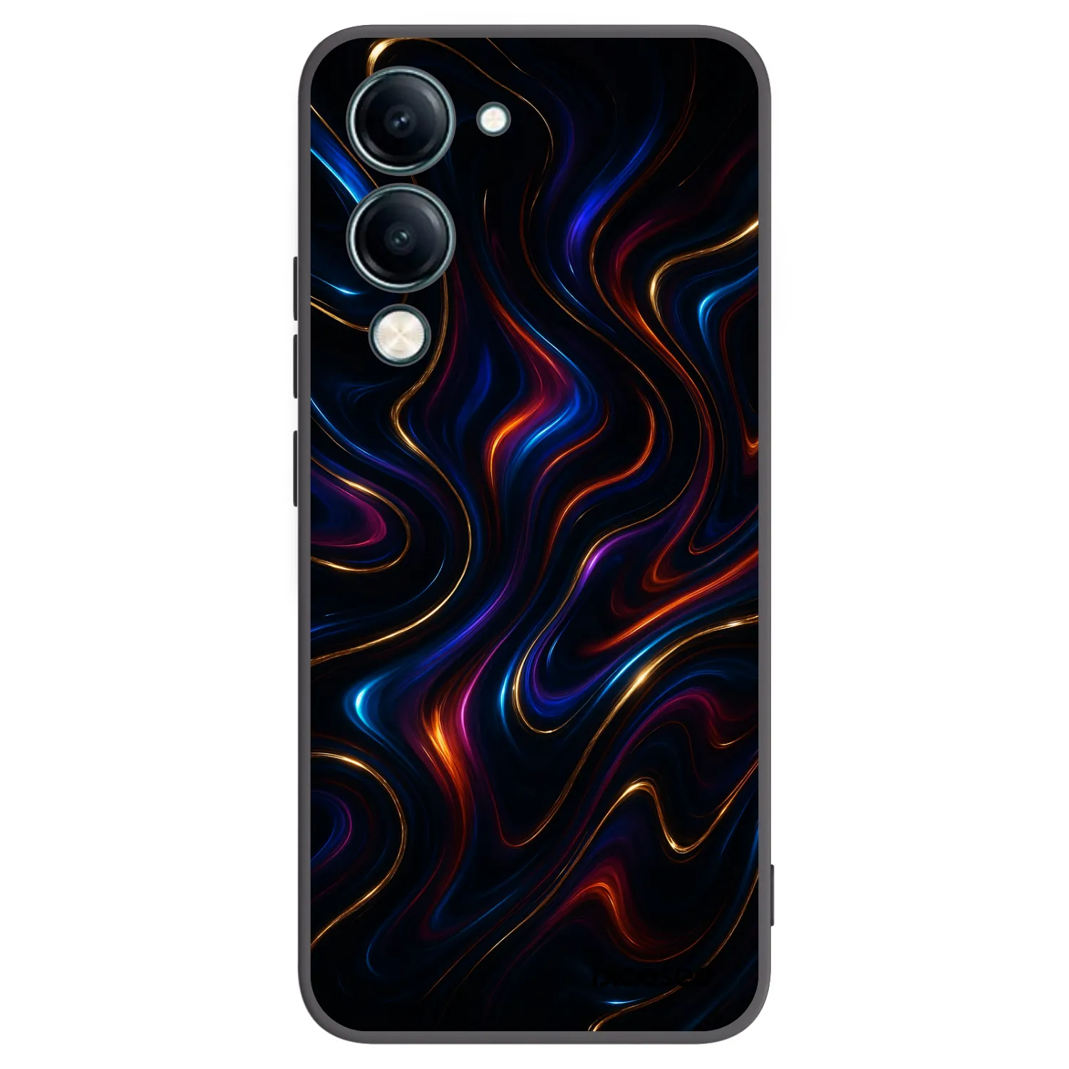 Picasee silikonowe czarne etui na Vivo Y29s 5G - Noir
