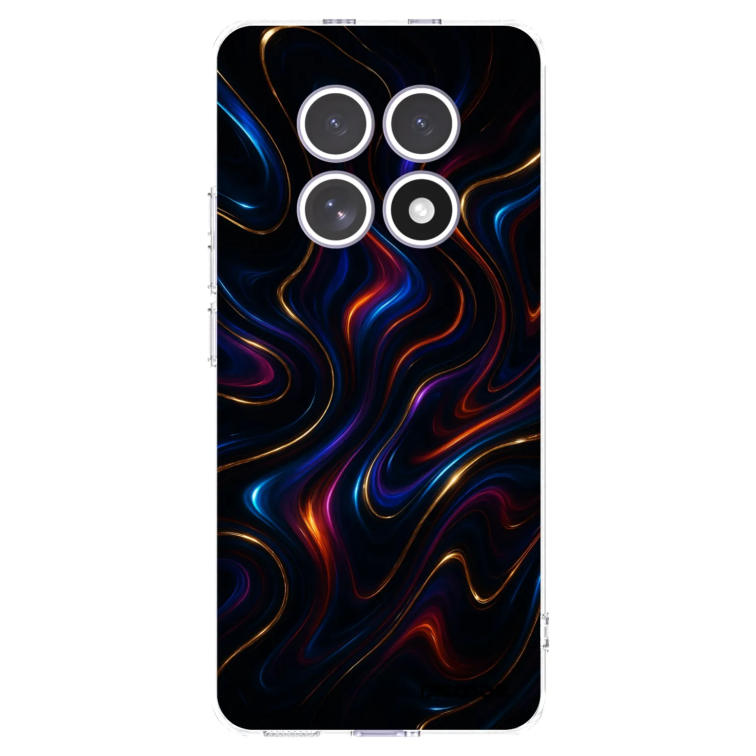 Picasee silikonowe przeźroczyste etui na Xiaomi Redmi Note 15 4G - Noir