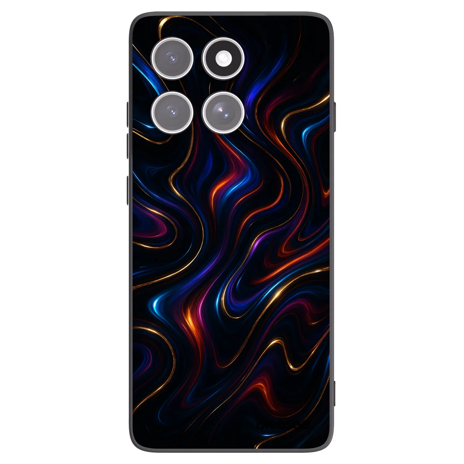 Picasee silikonowe czarne etui na Motorola Edge 60 Fusion - Noir