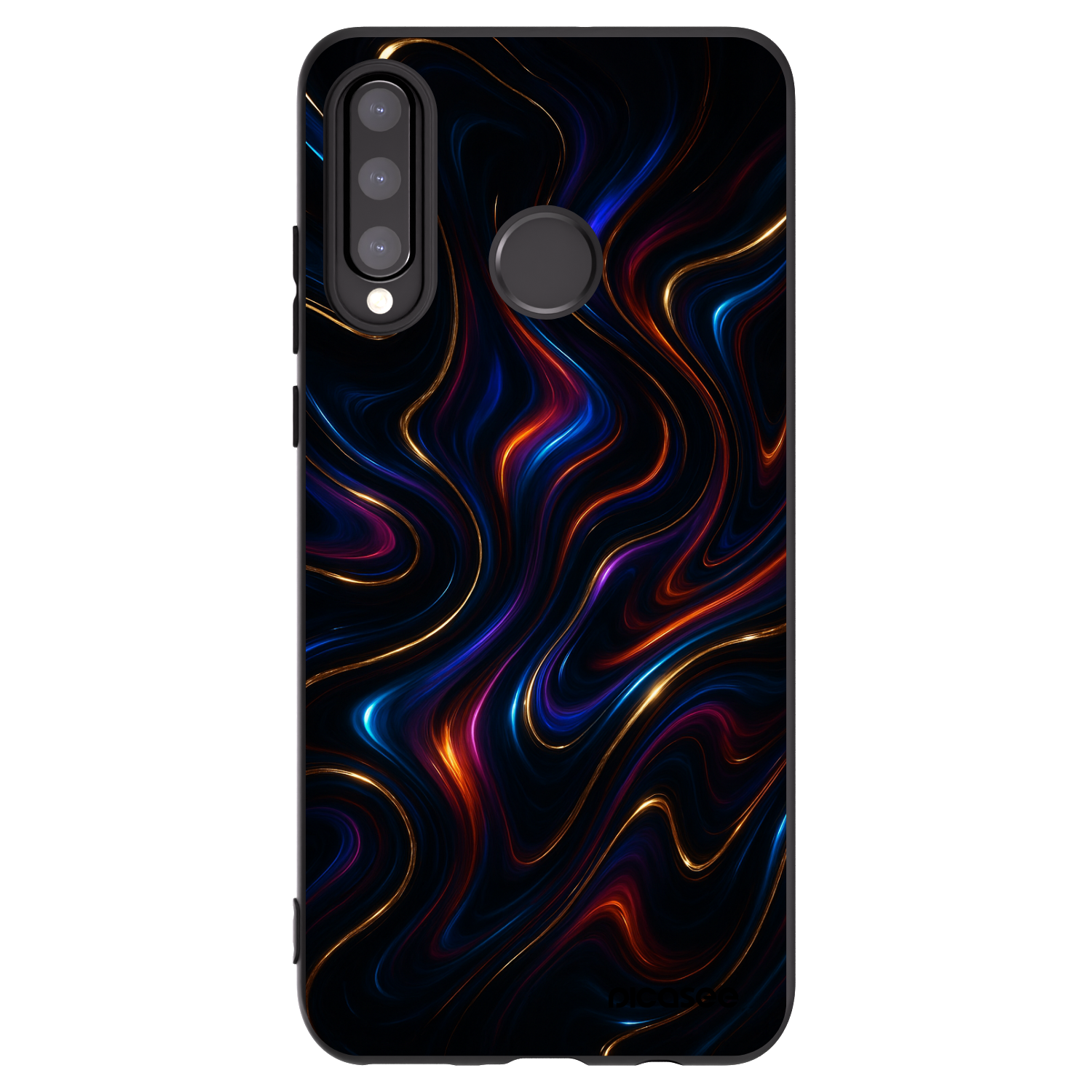 Picasee silikonowe czarne etui na Huawei P30 Lite - Noir