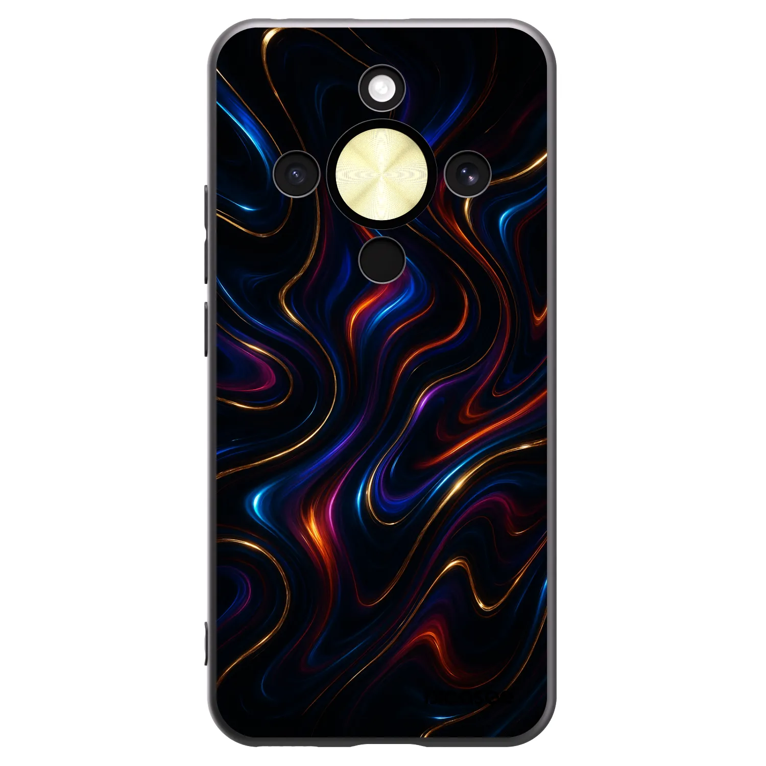 Picasee silikonowe czarne etui na Honor Magic8 Lite 5G - Noir