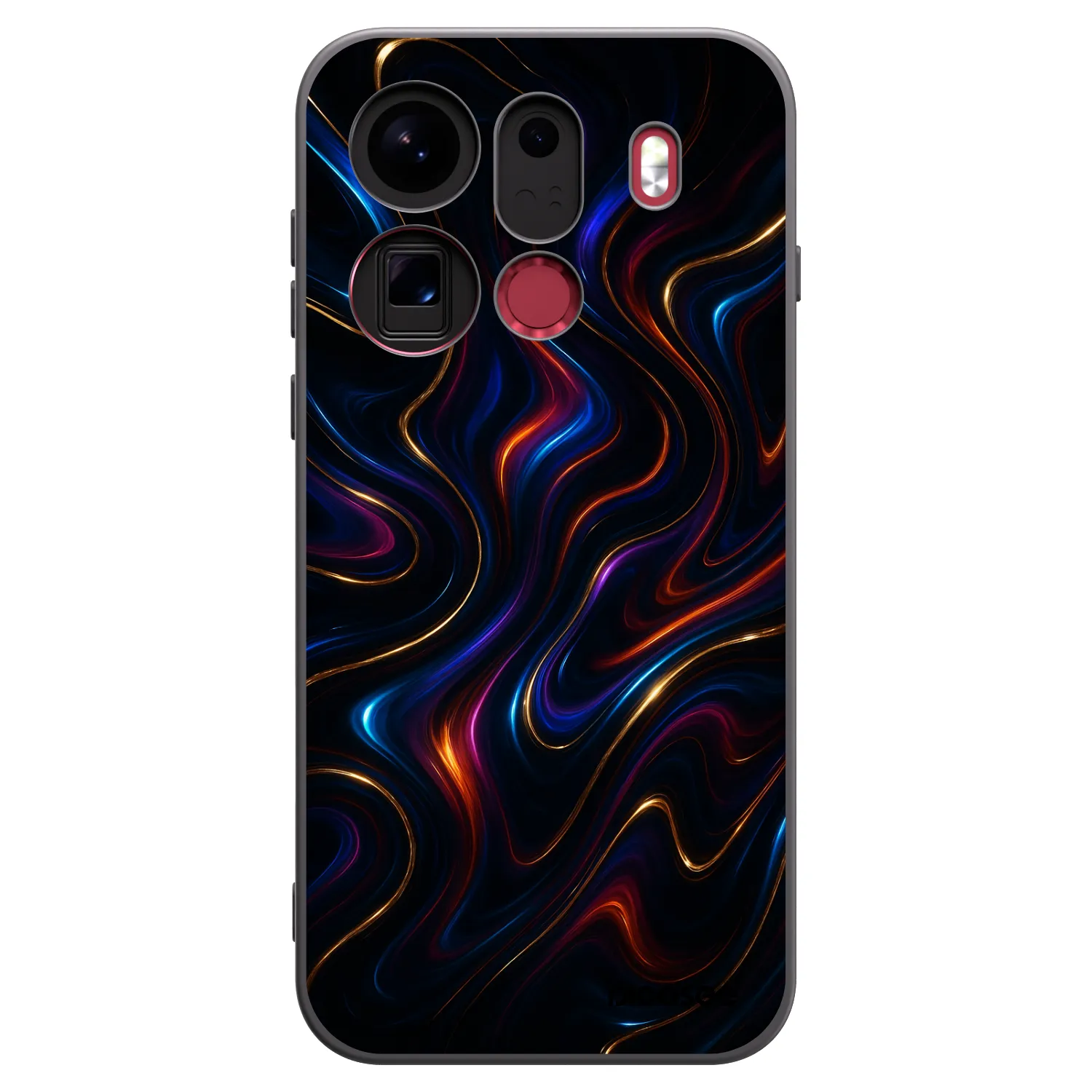 Picasee silikonowe czarne etui na OPPO Find X9 Pro - Noir