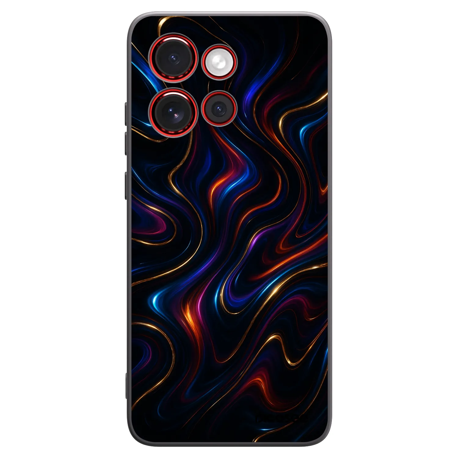 Picasee silikonowe czarne etui na Motorola Edge 60 Neo 5G - Noir
