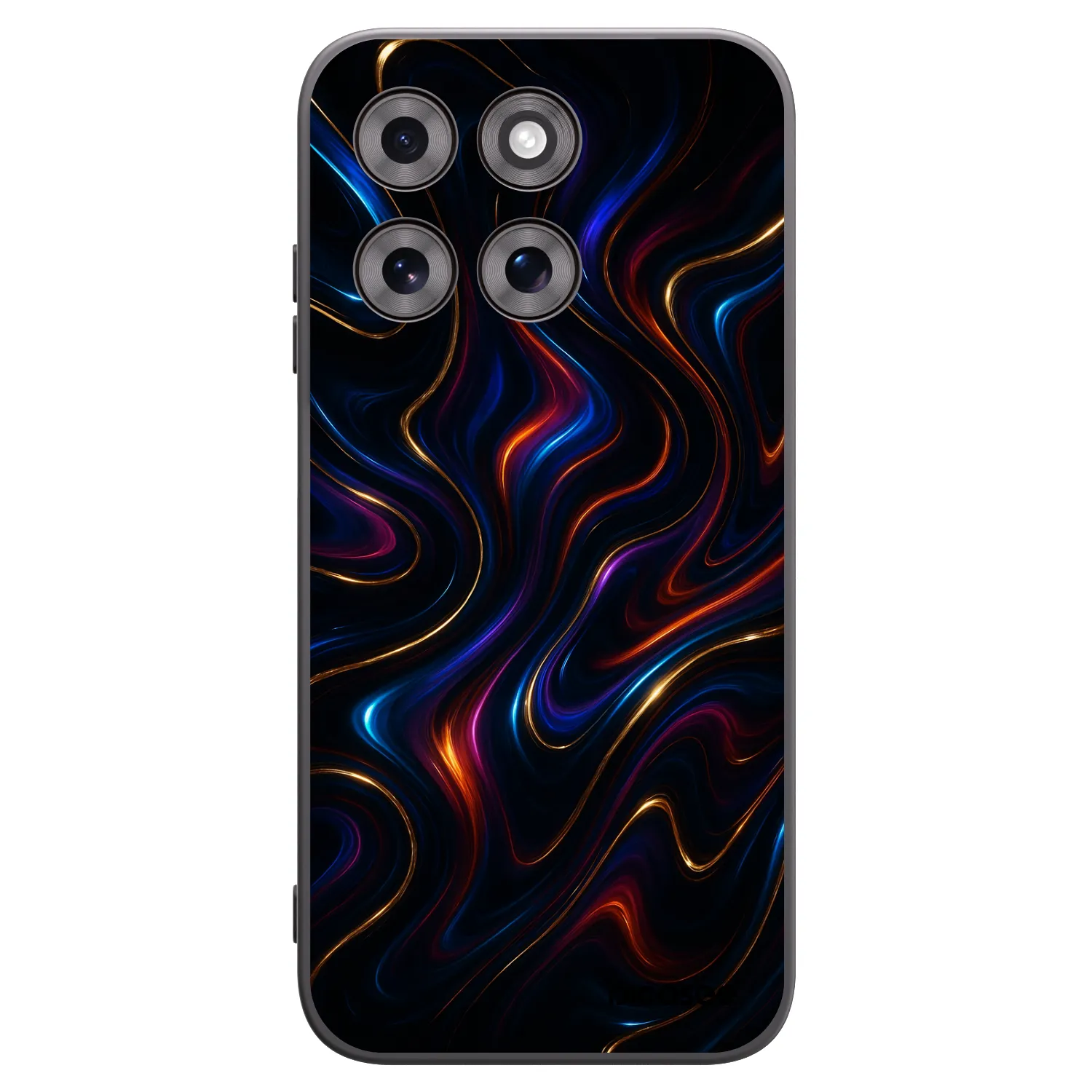 Picasee silikonowe czarne etui na Motorola Moto G77 - Noir