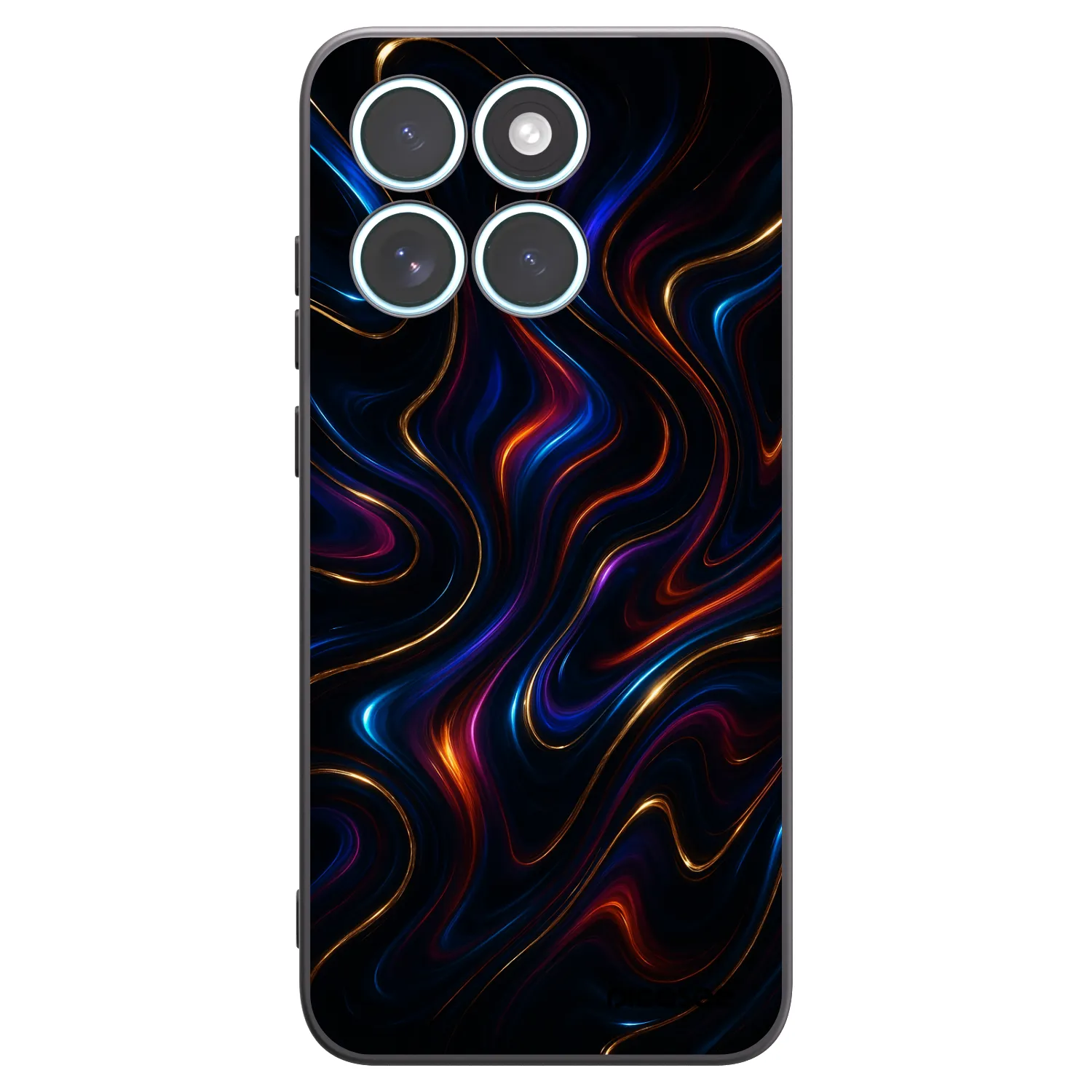 Picasee silikonowe czarne etui na Motorola Edge 70 Fusion - Noir