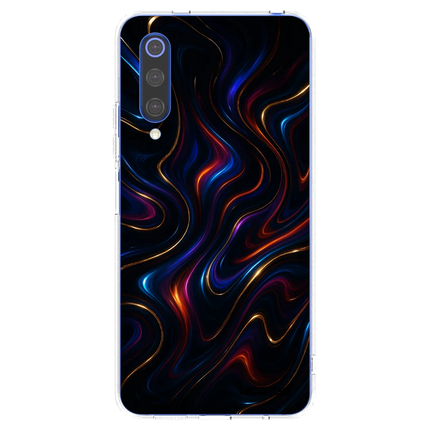 Picasee silikonowe przeźroczyste etui na Xiaomi Mi 9 SE - Noir