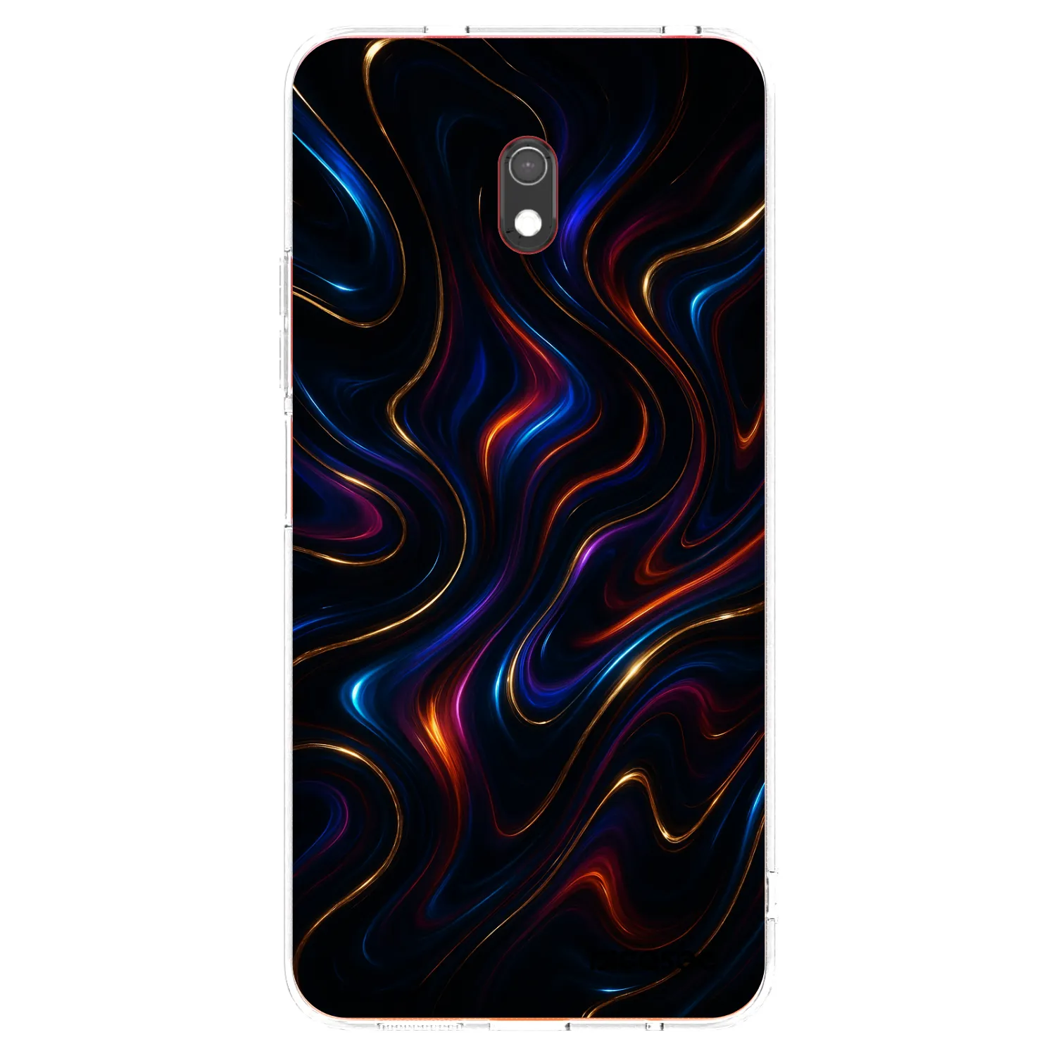 Picasee silikonowe przeźroczyste etui na Xiaomi Redmi 8A - Noir
