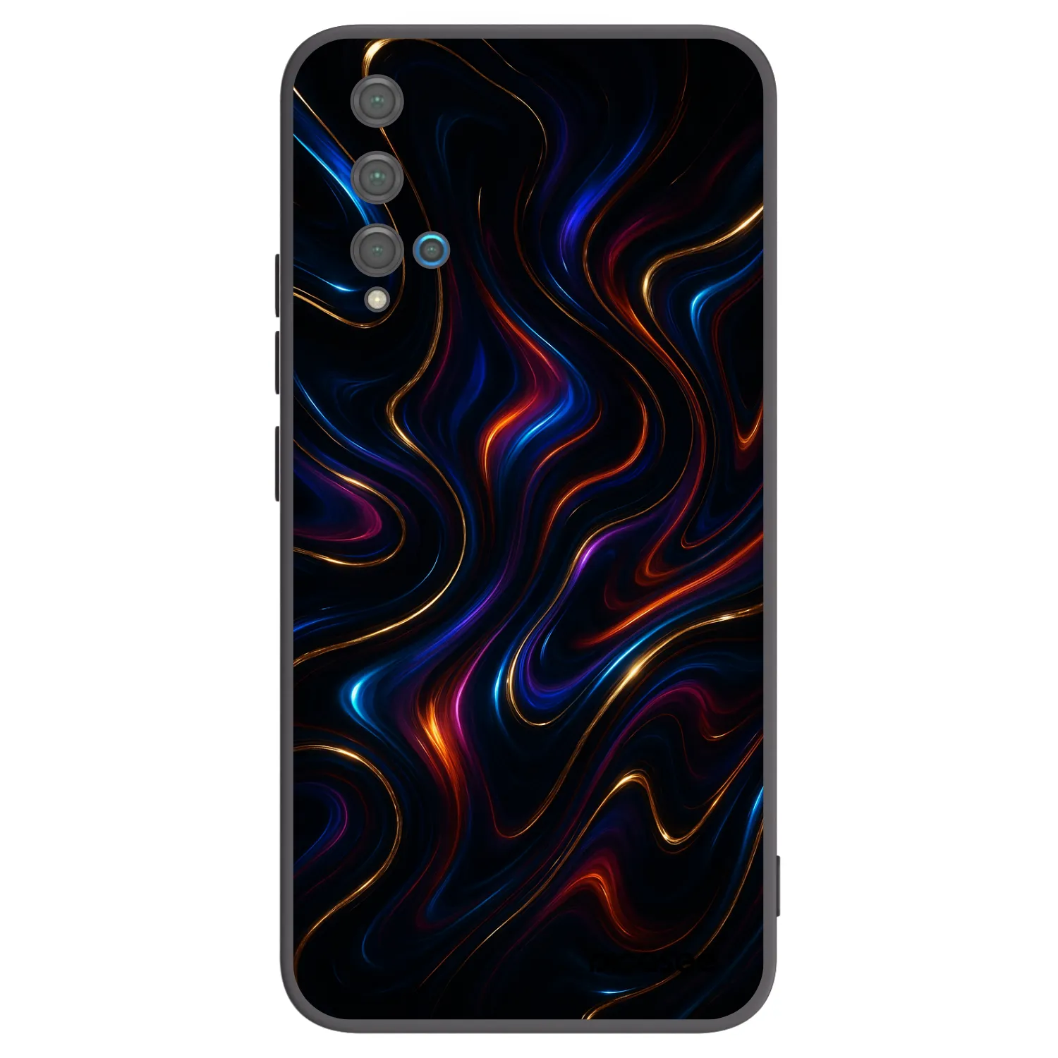 Picasee silikonowe czarne etui na Huawei Nova 5T - Noir