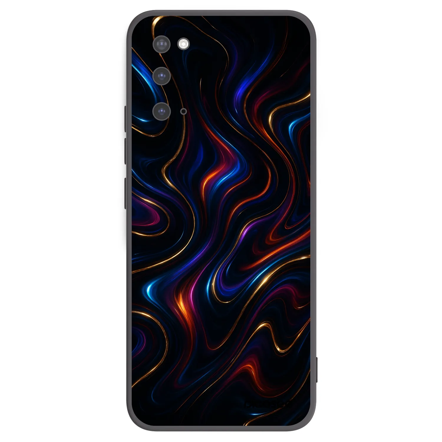 Picasee silikonowe czarne etui na Samsung Galaxy S20 G980F - Noir