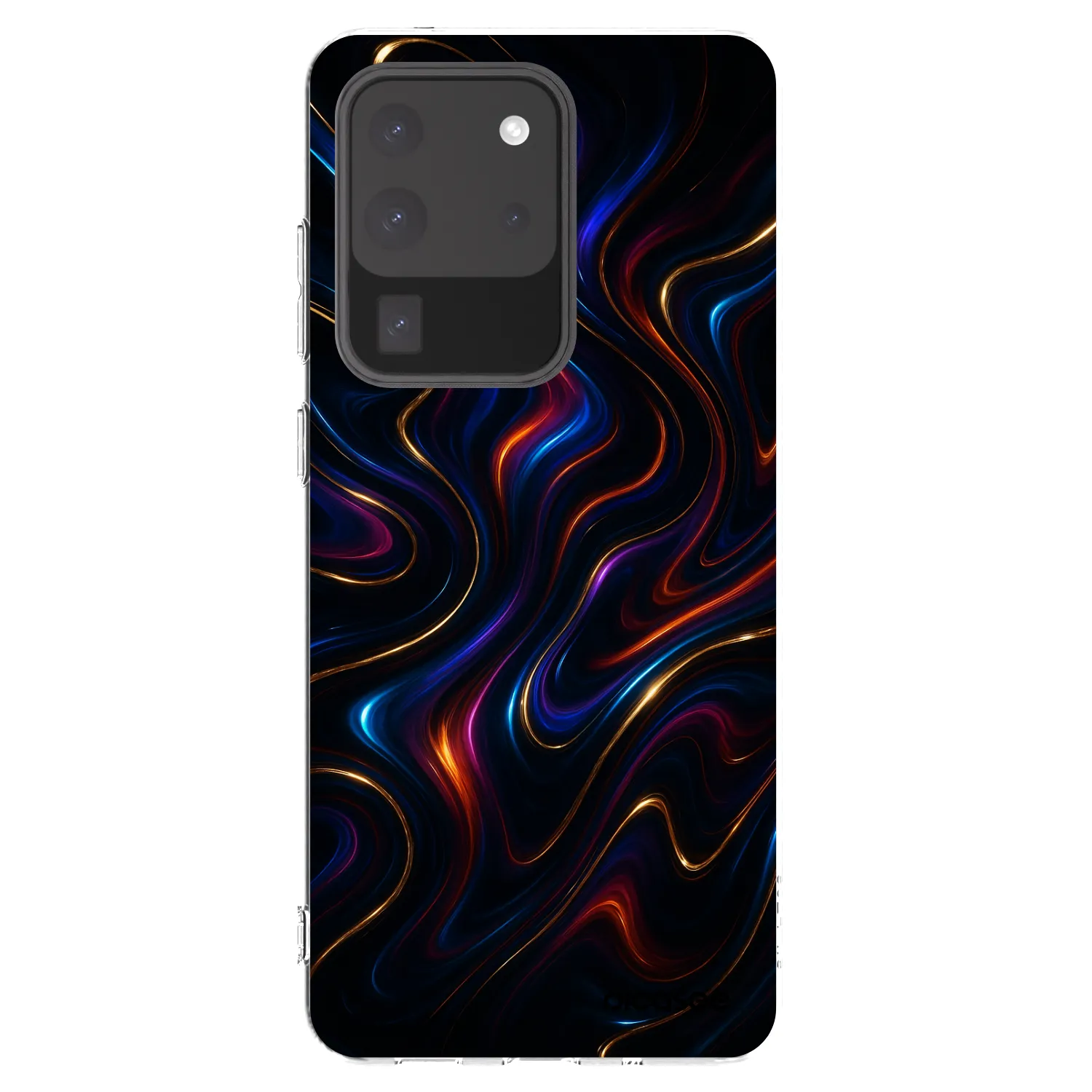 Picasee silikonowe przeźroczyste etui na Samsung Galaxy S20 Ultra 5G G988F - Noir