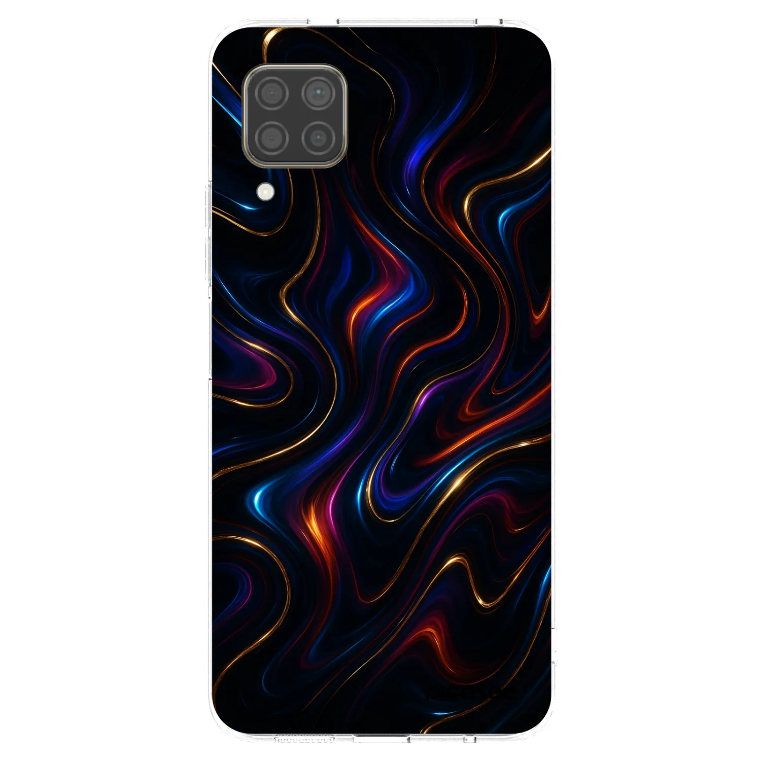 Picasee silikonowe przeźroczyste etui na Huawei P40 Lite - Noir