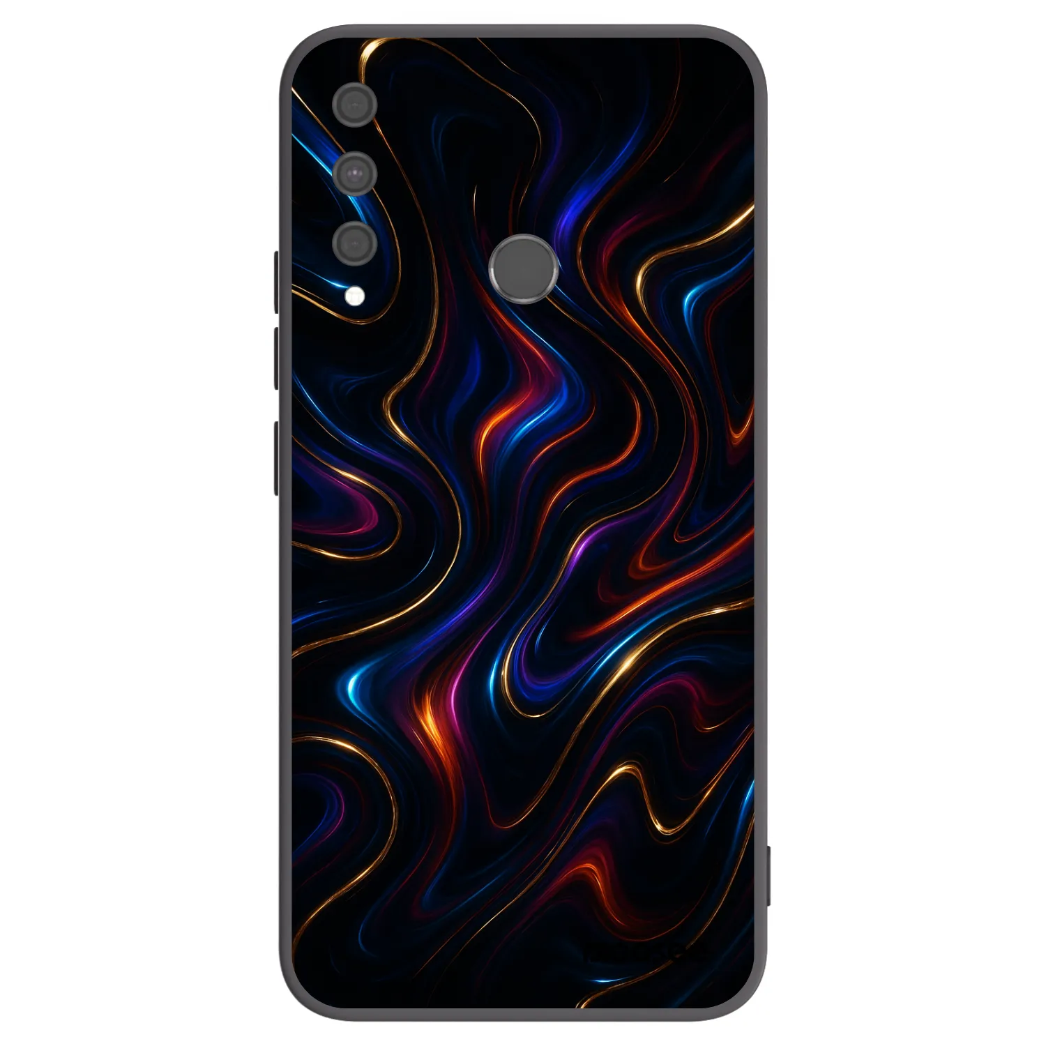Picasee silikonowe czarne etui na Huawei P40 Lite E - Noir