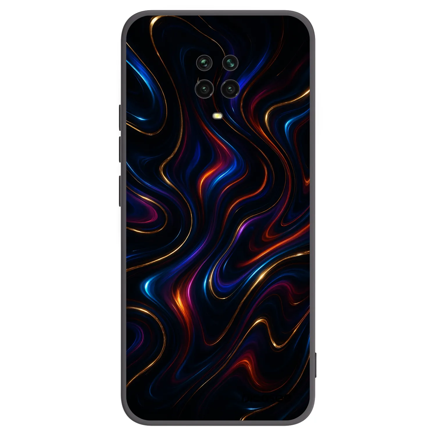 Picasee silikonowe czarne etui na Xiaomi Redmi Note 9 Pro - Noir