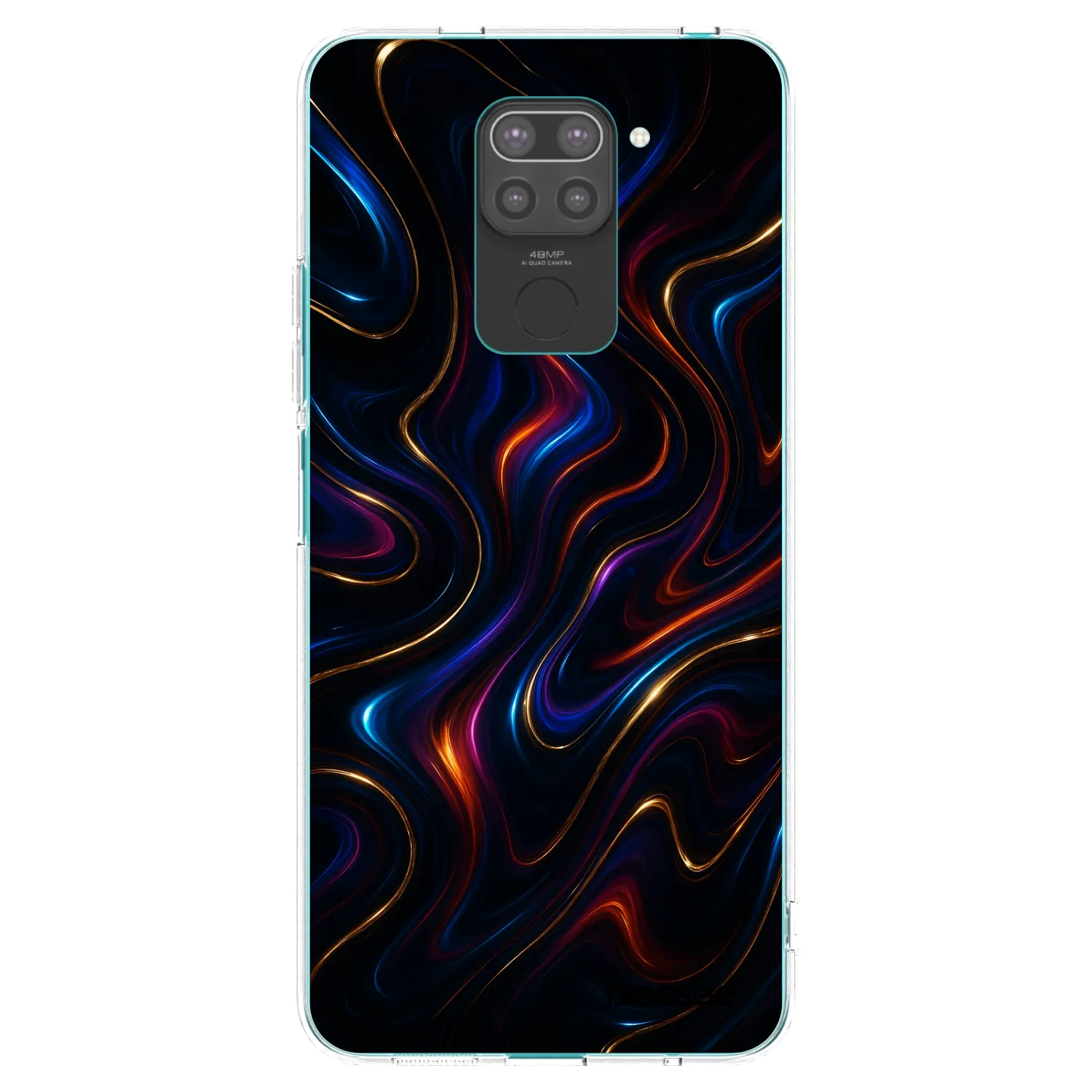 Picasee silikonowe czarne etui na Xiaomi Redmi Note 9 - Noir